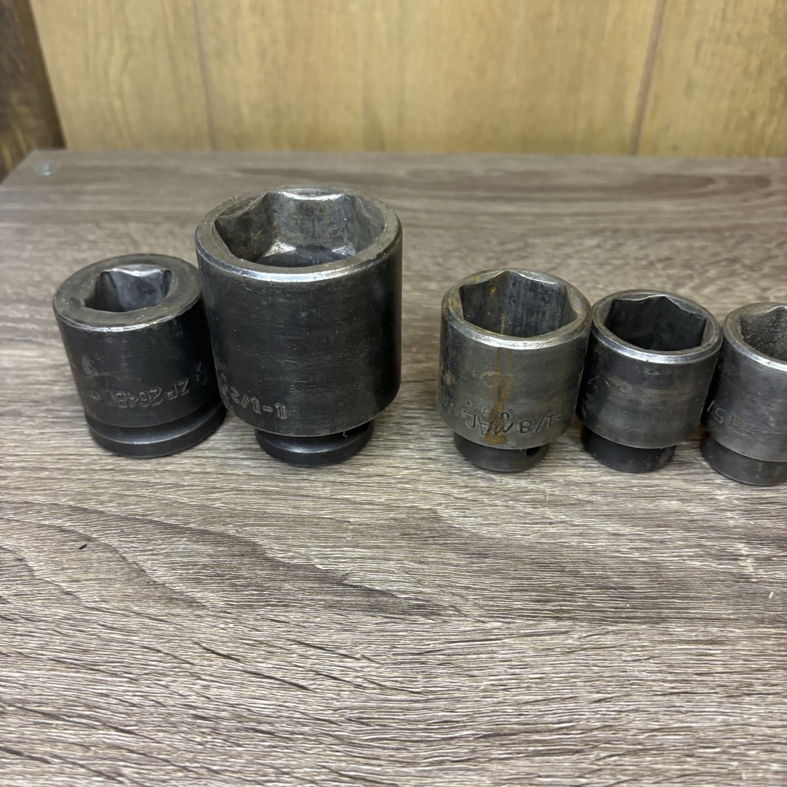 MAC Tools 1/2″ Drive SAE Impact Socket Set VP- SERIES 3/8”~1-1/8” 3/4” Dr 1-1/2”
