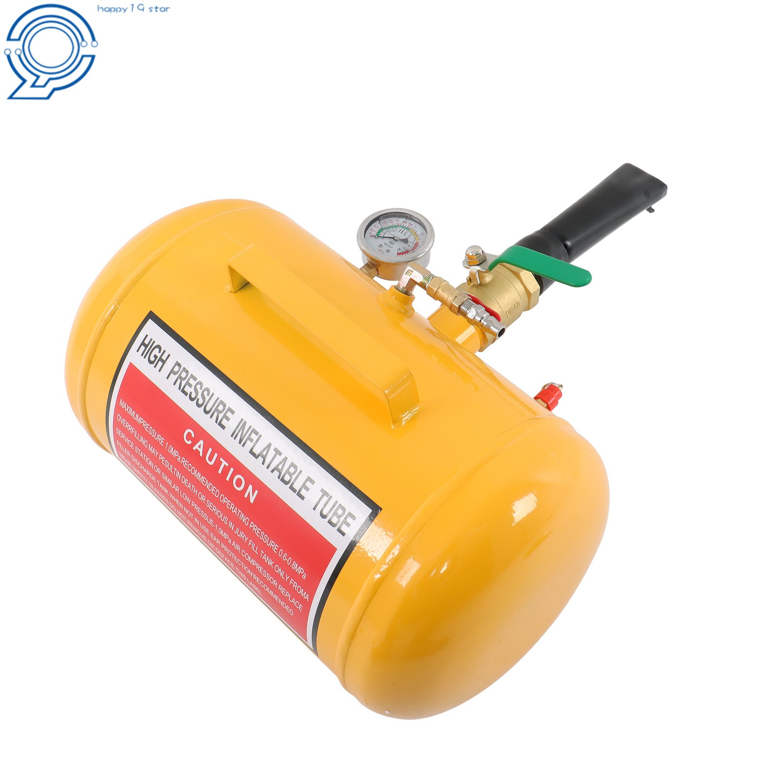 5 Gallon Heavy Duty Air Tire Bead Seater Blaster Seating Tool 145 PSI Yellow