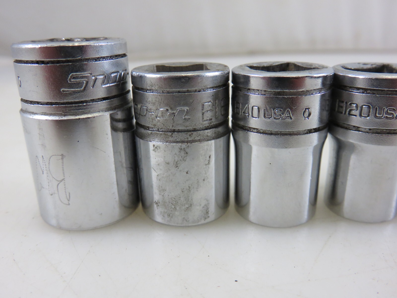 Snap-On 210AFLEY Inverted Torx Shallow Socket Set E4-E18 10pc Set 1/4″ & 3/8″ Dr