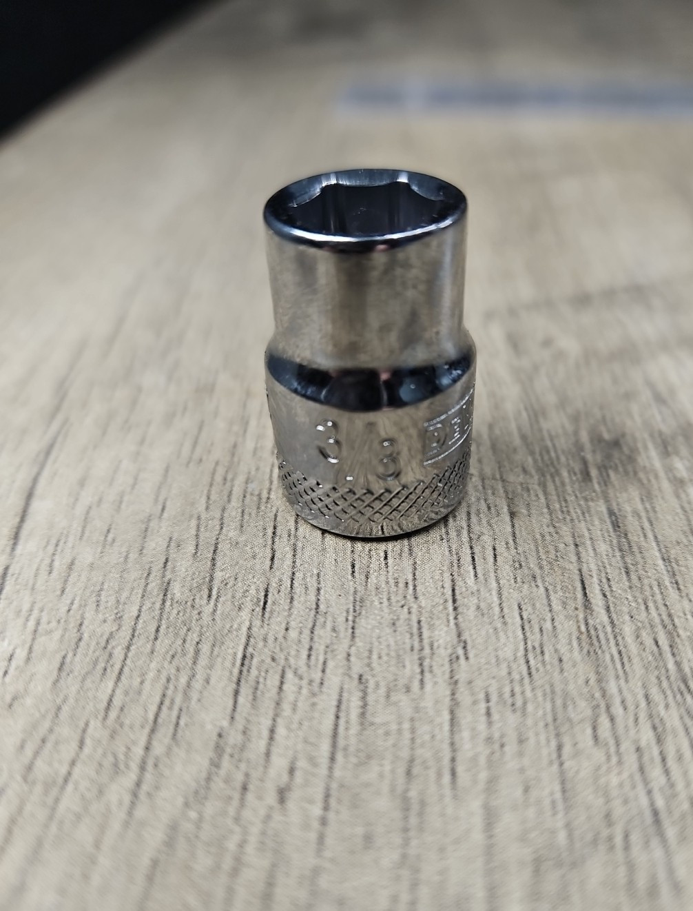 3/8″ DeWalt 3/8″ Drive Socket SAE Chrome Shallow 6pt New W/O Box 88-976D
