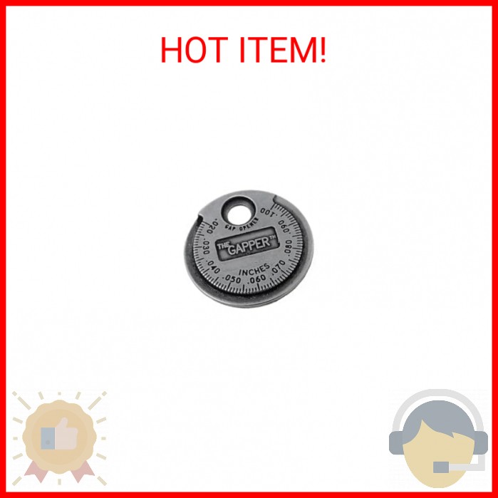 CTA Tools 3235 Spark Plug Gapper: Coin-Style Spark Plug Gap Tool, 0.020″–0.100″