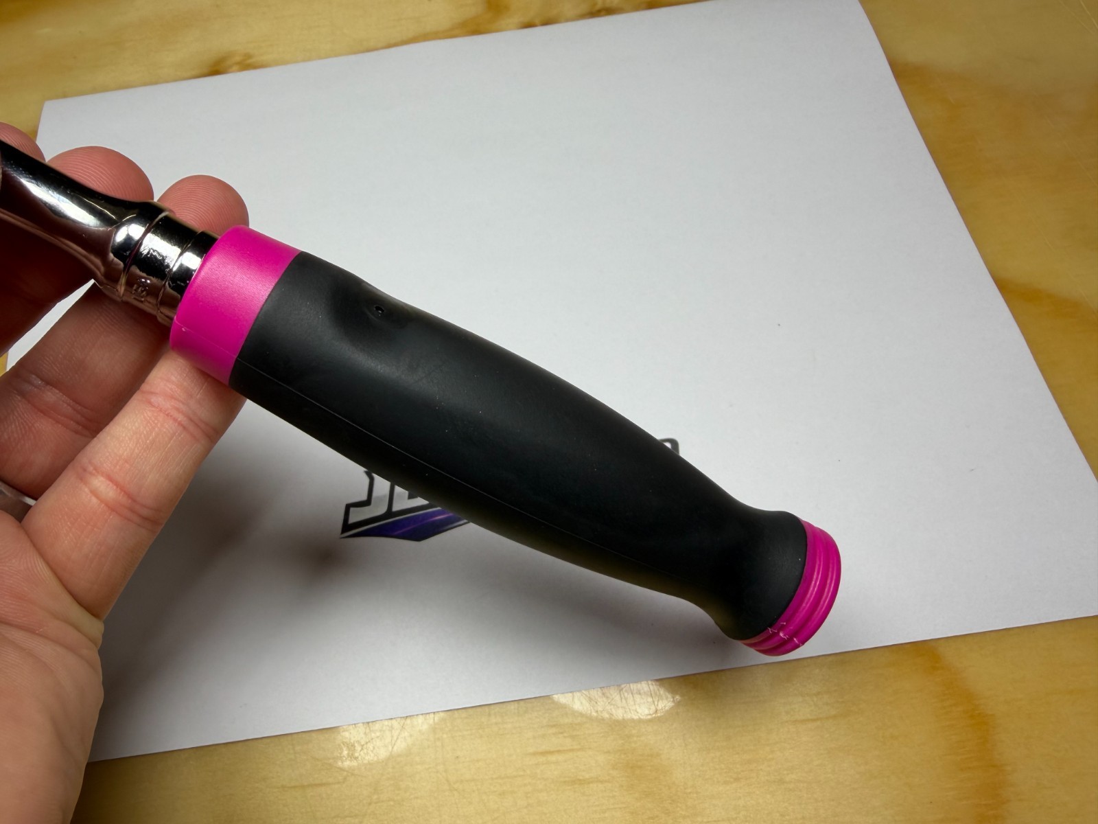 Snap-on Tools NEW ELECTRIC PINK 3/8″ Drive Soft Grip Fixed Head Ratchet FH100EP