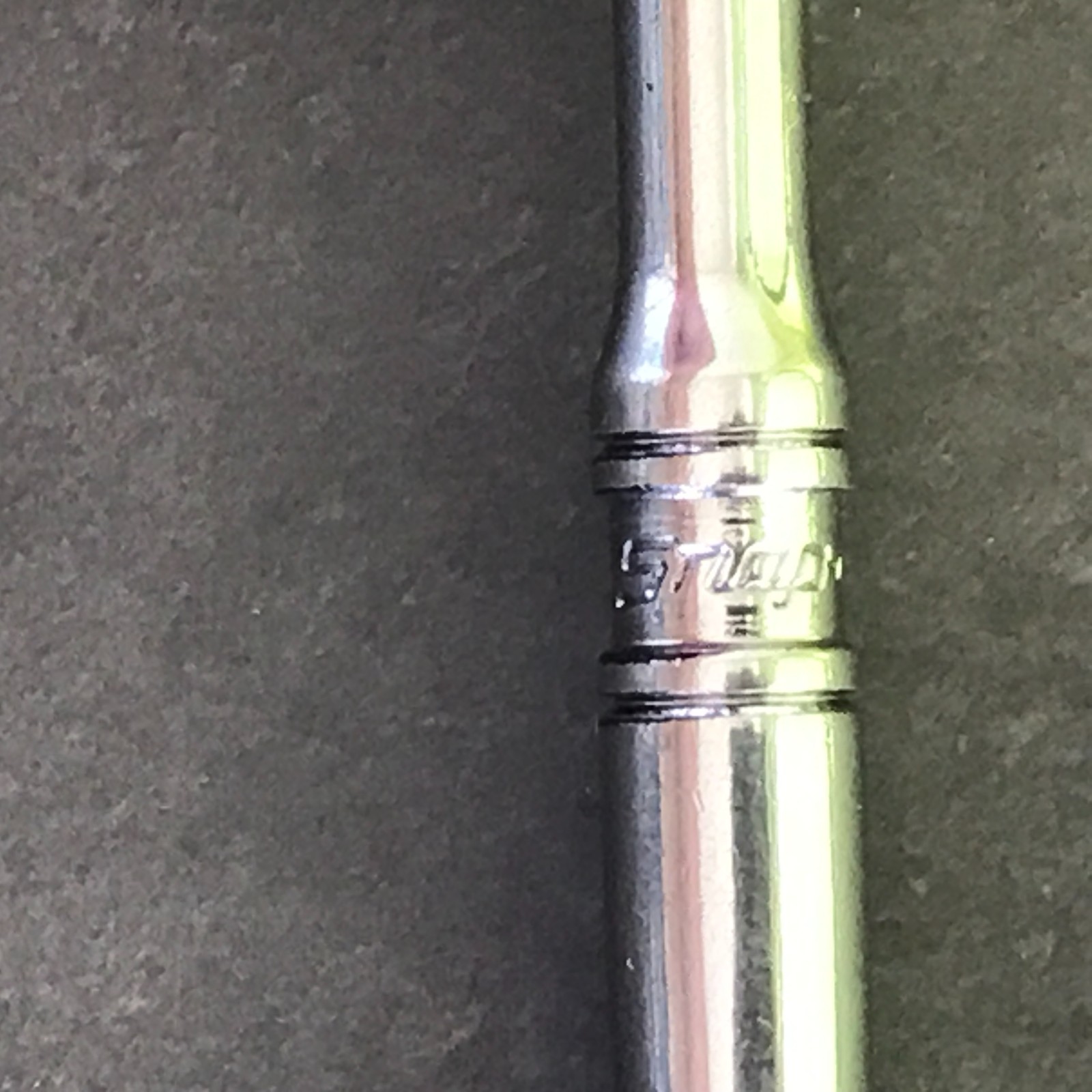 Snap-on TM830 1/4″ Drive Short Handle Chrome Ratchet 4.5″ Made in USA Vintage