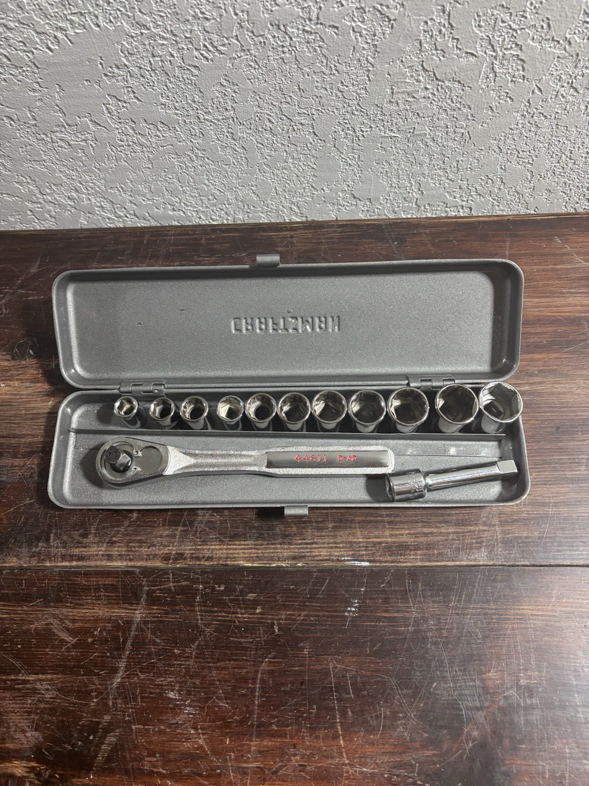 vintage craftsman metric socket set. 19mm Thru 9mm No Skips. USA.