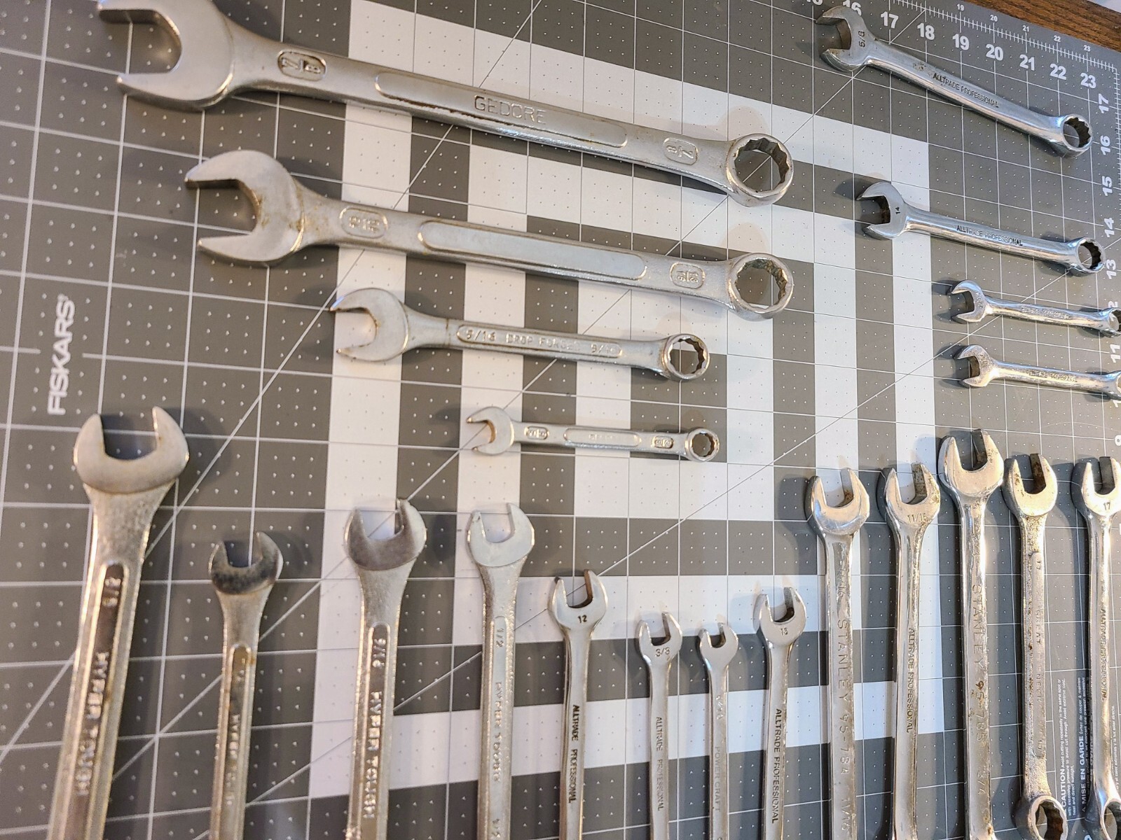 STANLEY, ALLTRADE, SAE/METRIC etc. Open-ended Combo Wrenches Lot, Pick any Size