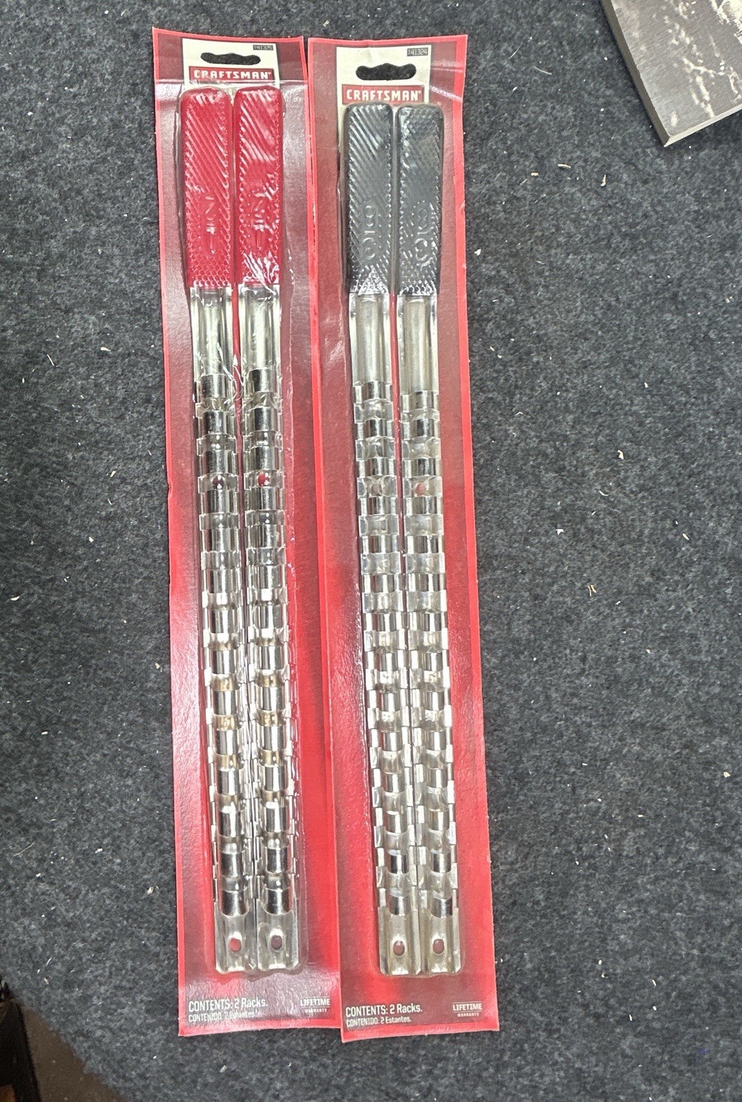 Sears Craftsman USA Nos Socket Racks 4 Total 41325 41324 lot 2 packs