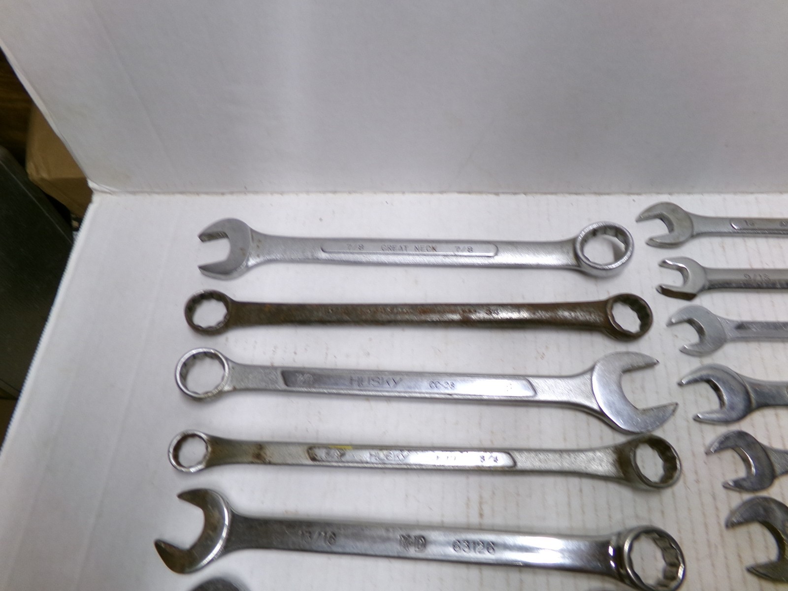 Lot of Assorted Wrenches Husky K-D Fuller Blue Point Pexto Wards Lakeside Vtg