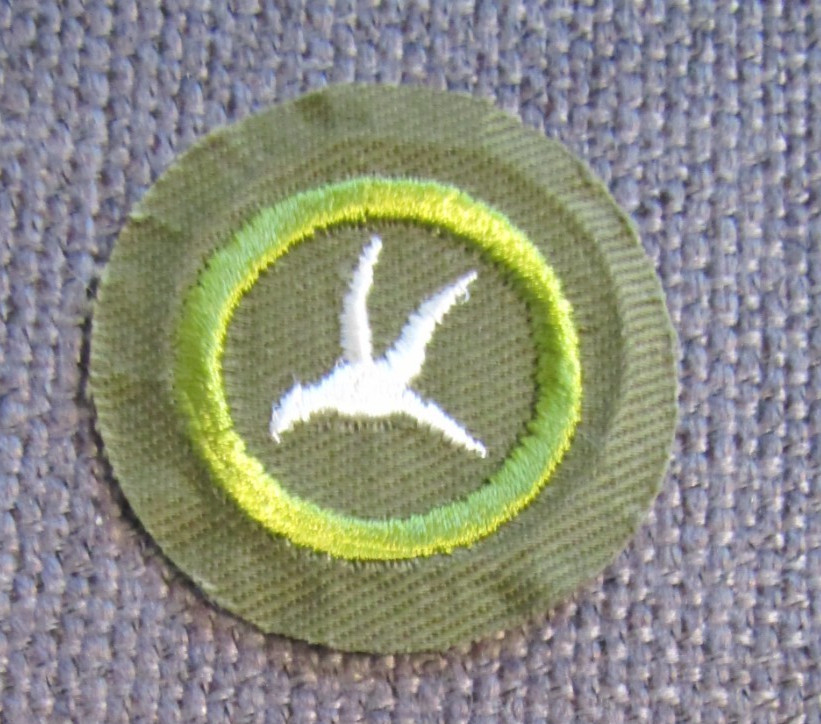 1937-1961 Boy Scouts of America Khaki Narrow Crimped Merit Badge