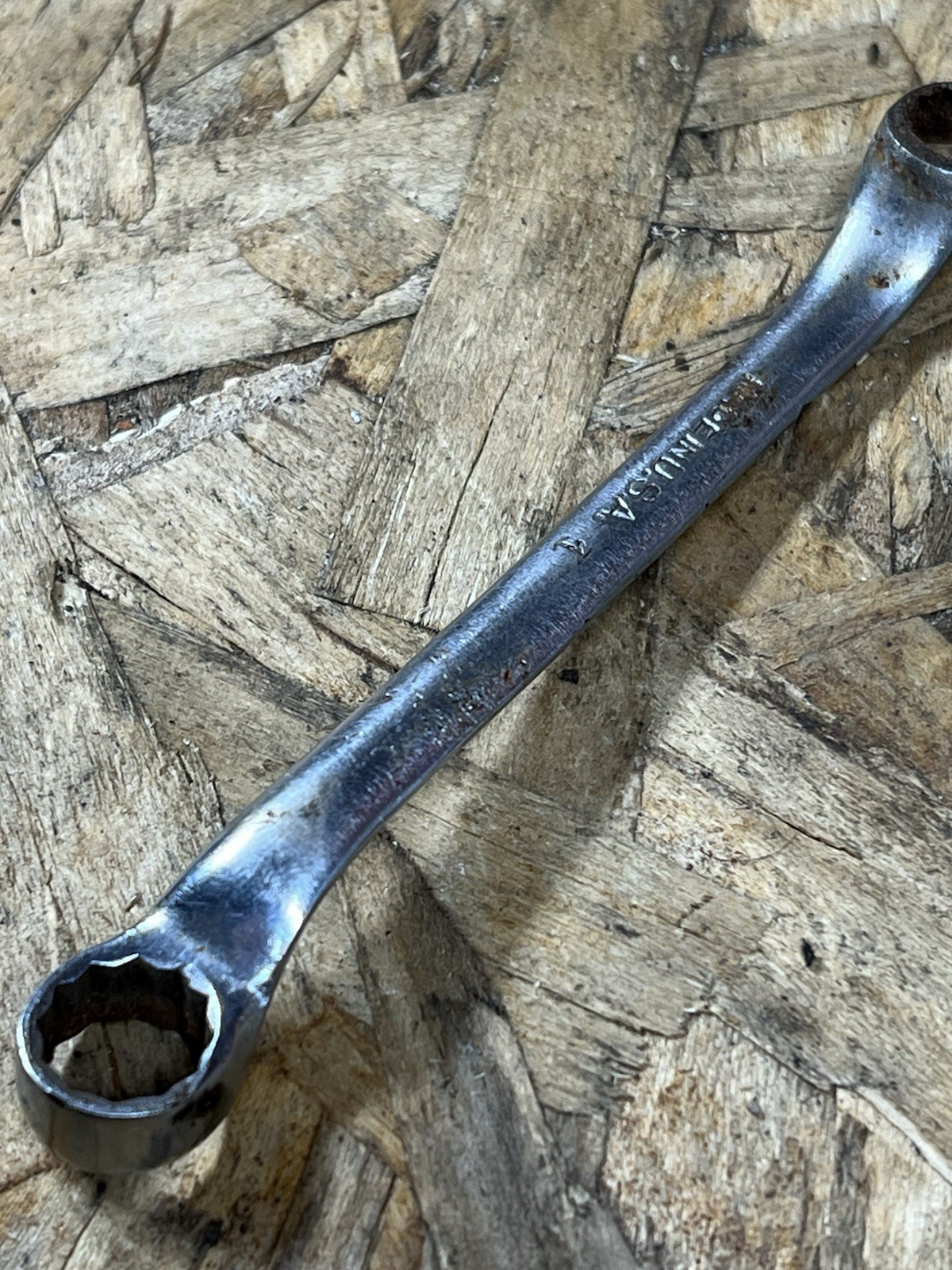 Blue point XS-1214 3/8-7/16 USA Double Box End Wrench Used