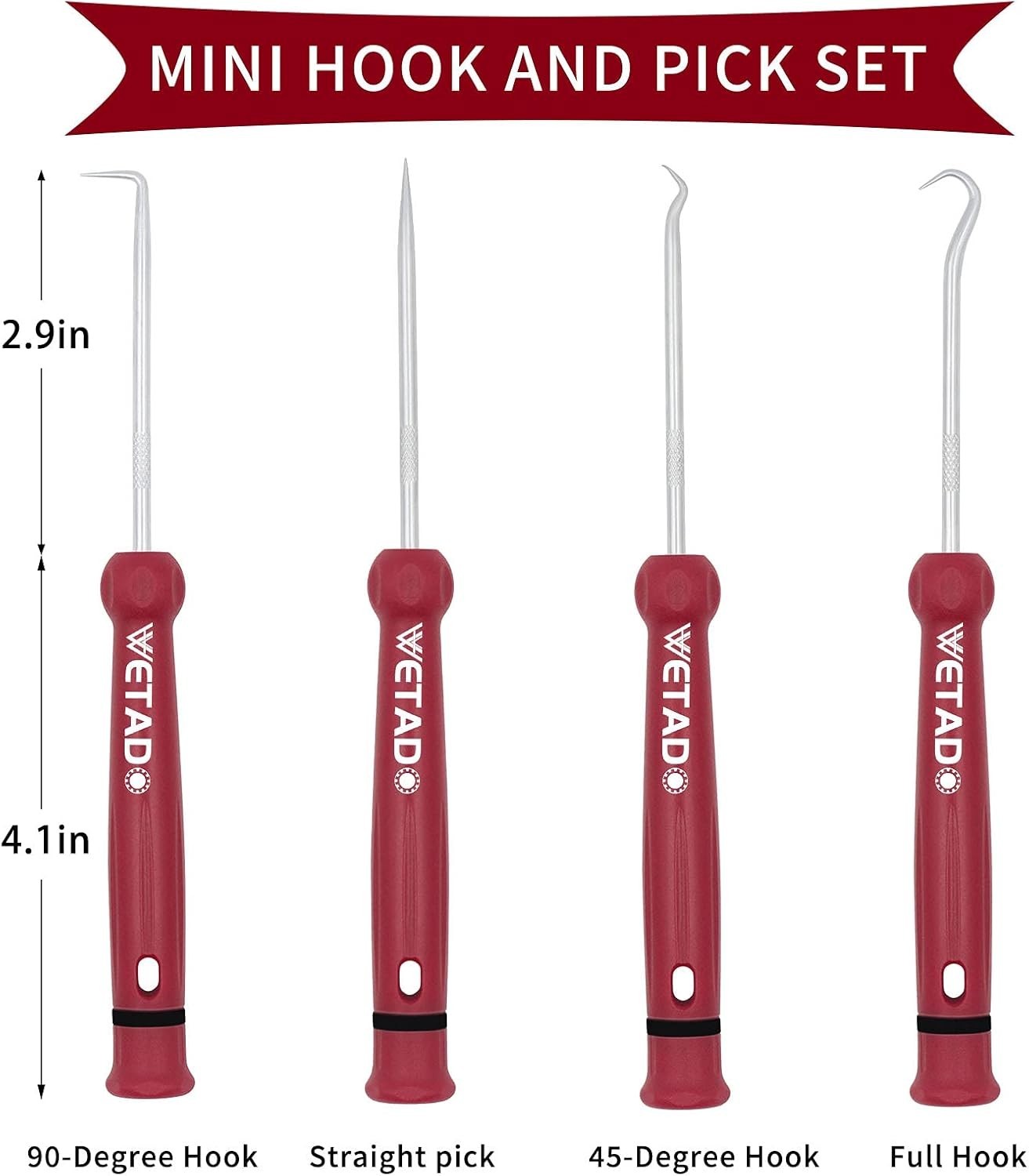 Hose Removal Hook Set, 11 Pcs Automotive Tools Puller Tool Seal Removal Tool,…