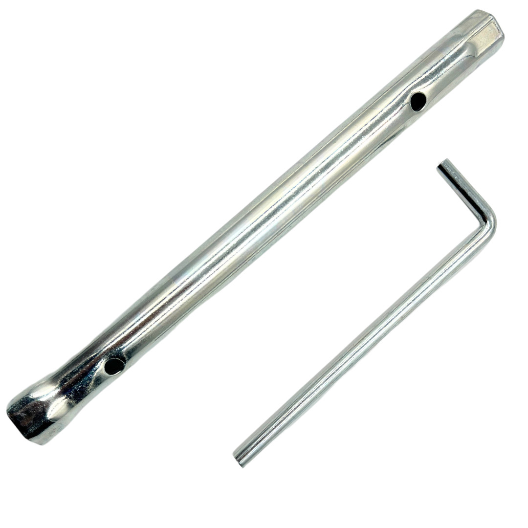 Dual-ended spark plug socket wrench 16mm (5/8″) & 21mm (13/16″) length 280 mm