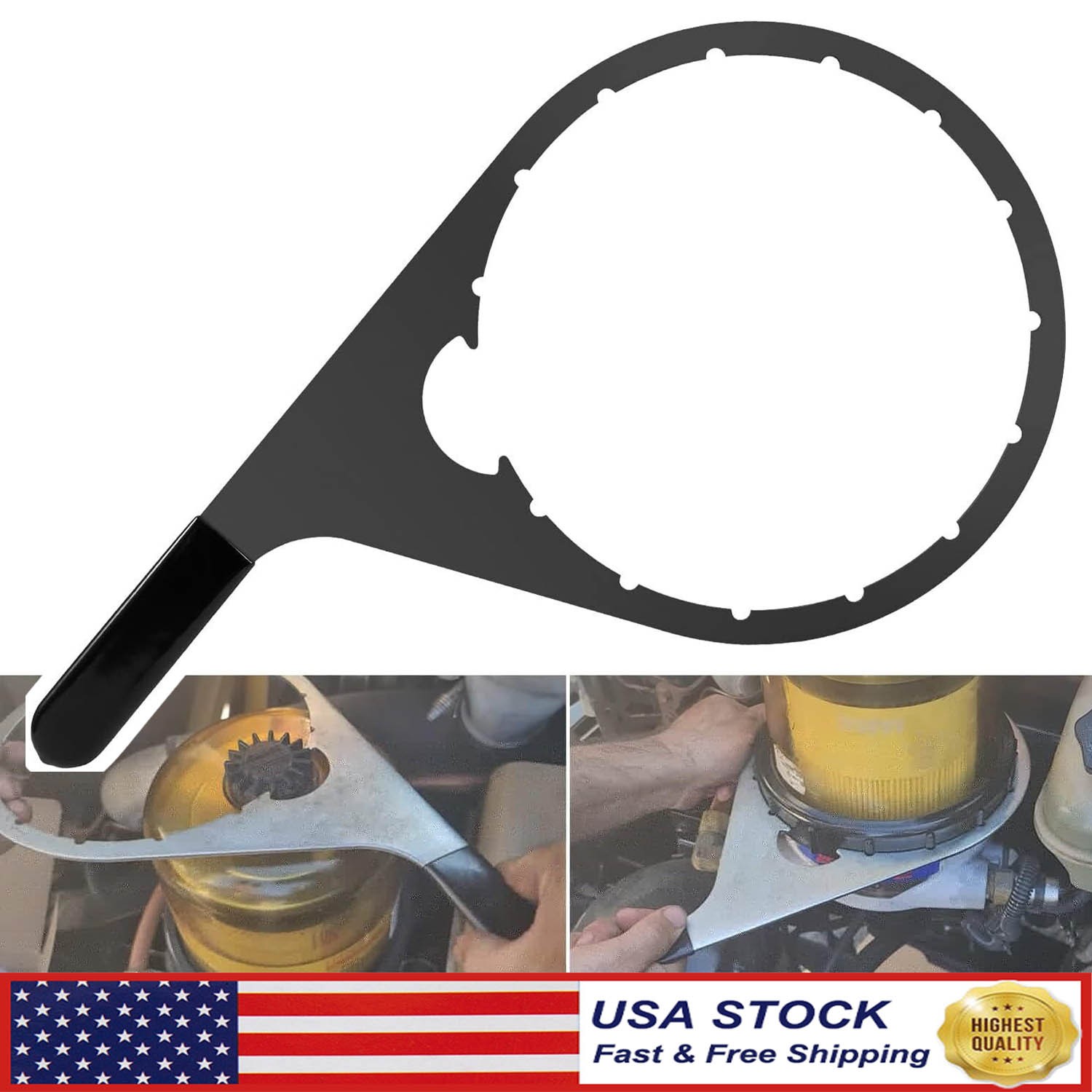 8″ 482017 Fuel Filter Collar Vent Cap Wrench For Fuel Pro 482, 483, 485,487, 488