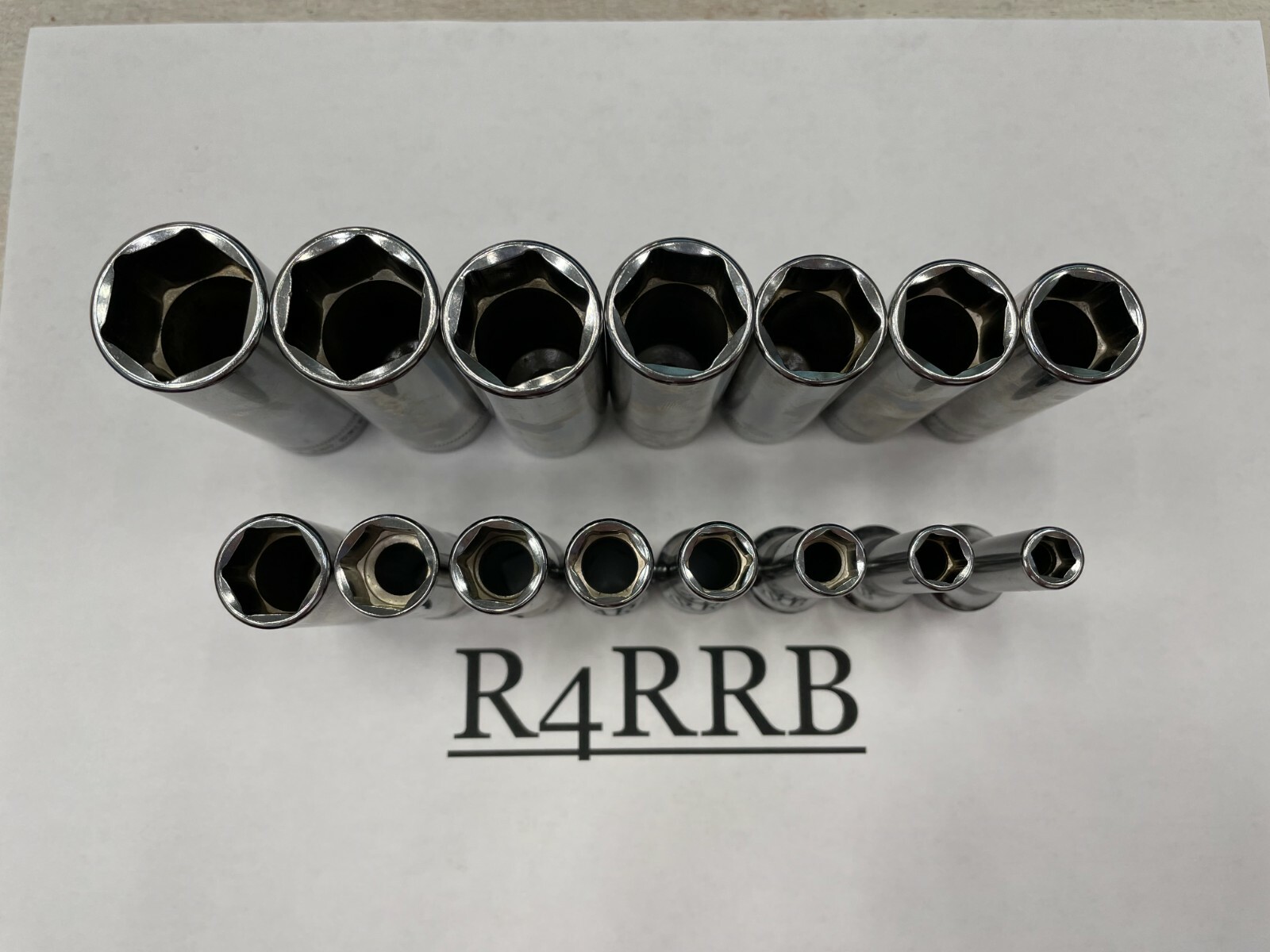 Snap-on Tools NEW 15pc 3/8″ Drive METRIC Deep 6 Point Socket BONUS Set 215SFSMY