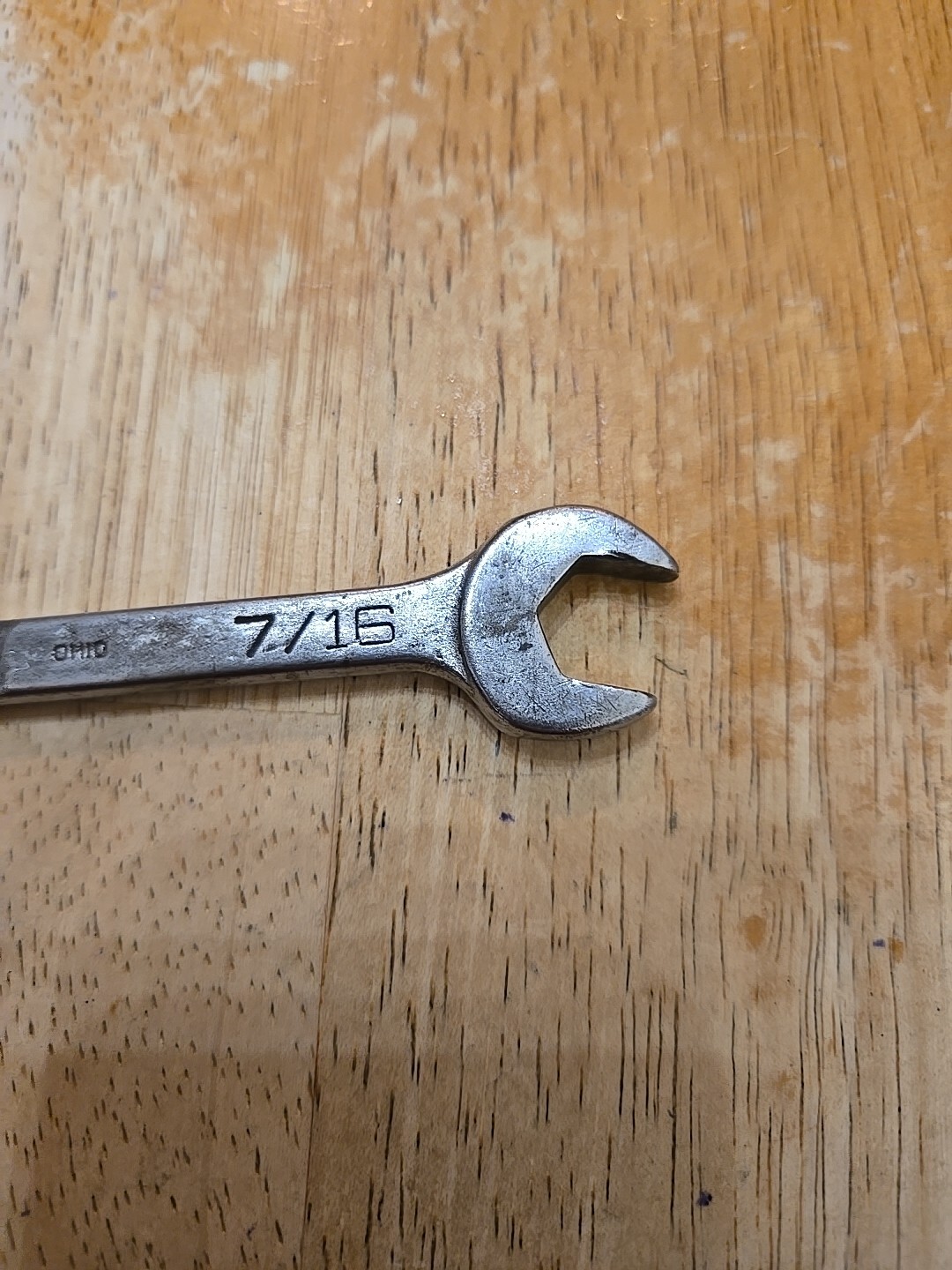 Mac Tools Sabina 7/16″ 6PT Short Chrome Combination Wrench CH14