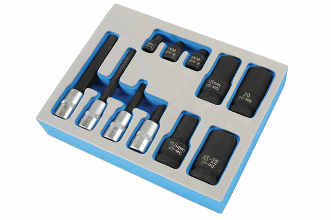 Laser 7064 Brake Caliper Socket Bit Set FOR Porsche Mercedes VW Ford Set