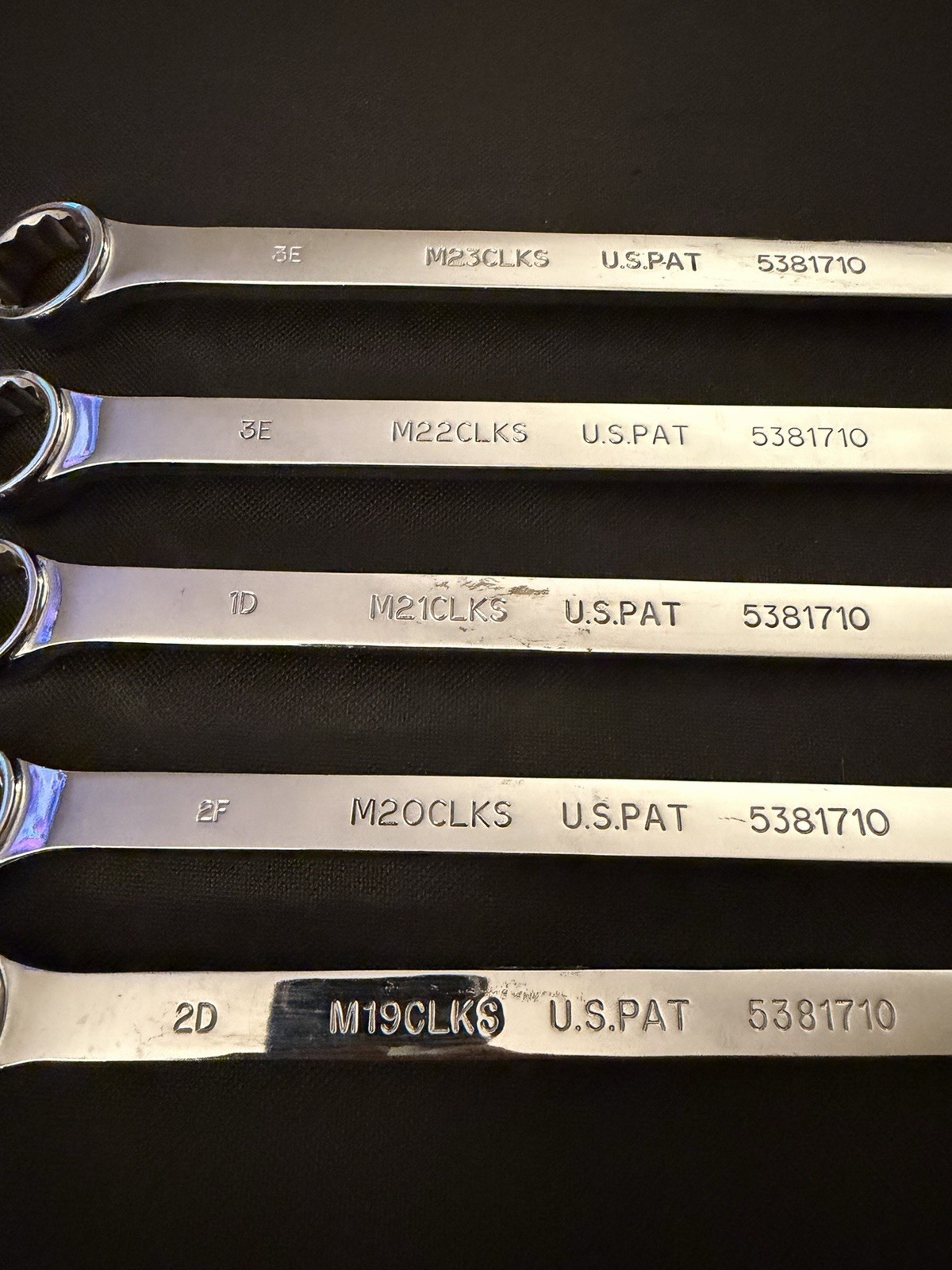 Mac Tools 5 Piece Metric Knuckle Saver Wrench Set 19-23 M23CLKS M22CLKS M21CLKS