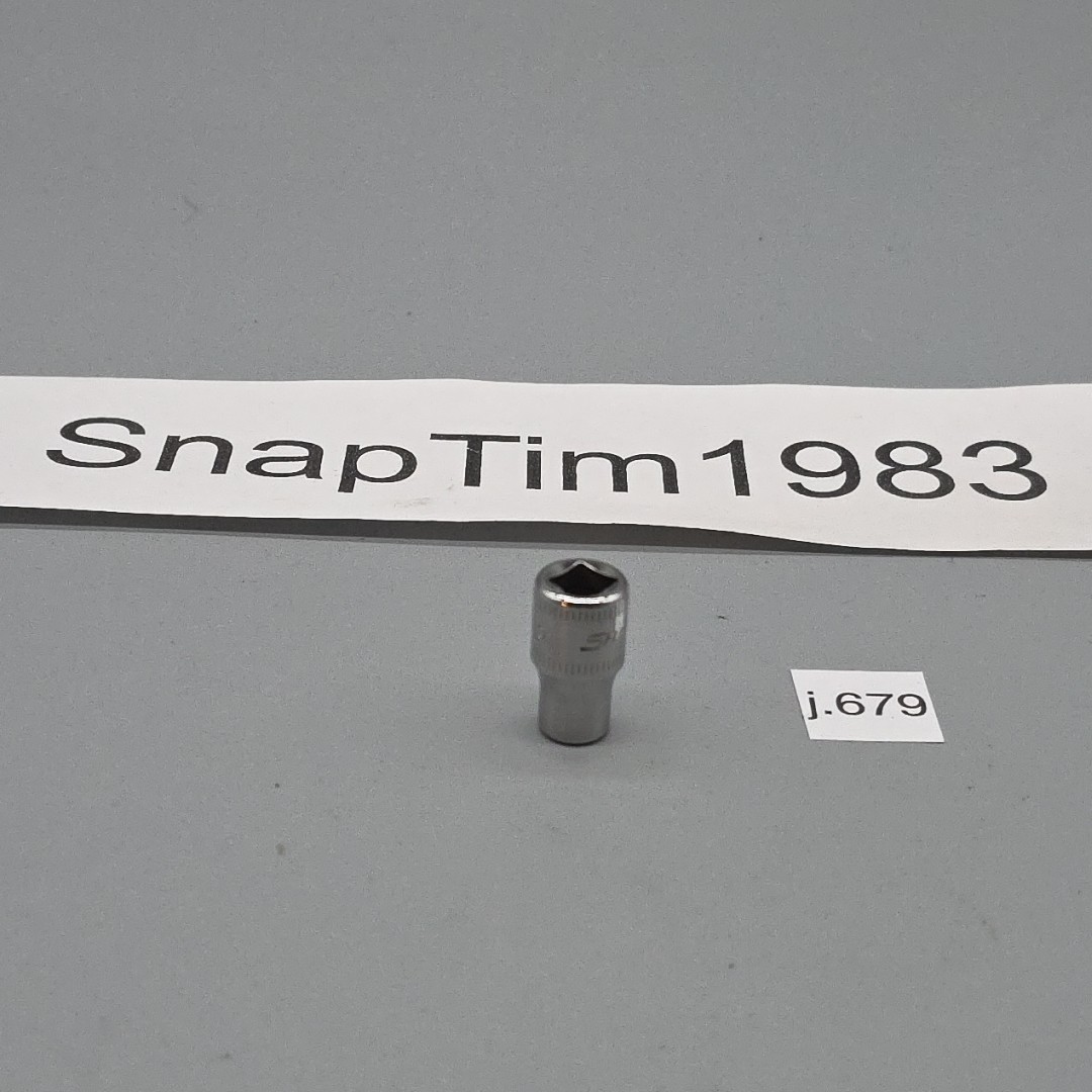 Snap-on Tools TMM6 6mm Metric 1/4″ Drive Shallow Socket – 6PT USA