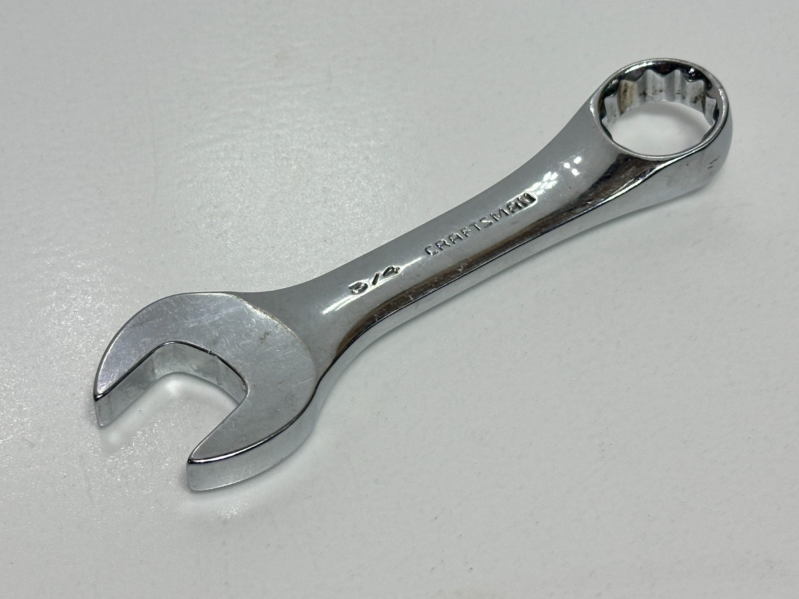 Craftsman USA Professional 44109 SAE 3/4″ Full Polished Stubby Wrench 12 Point