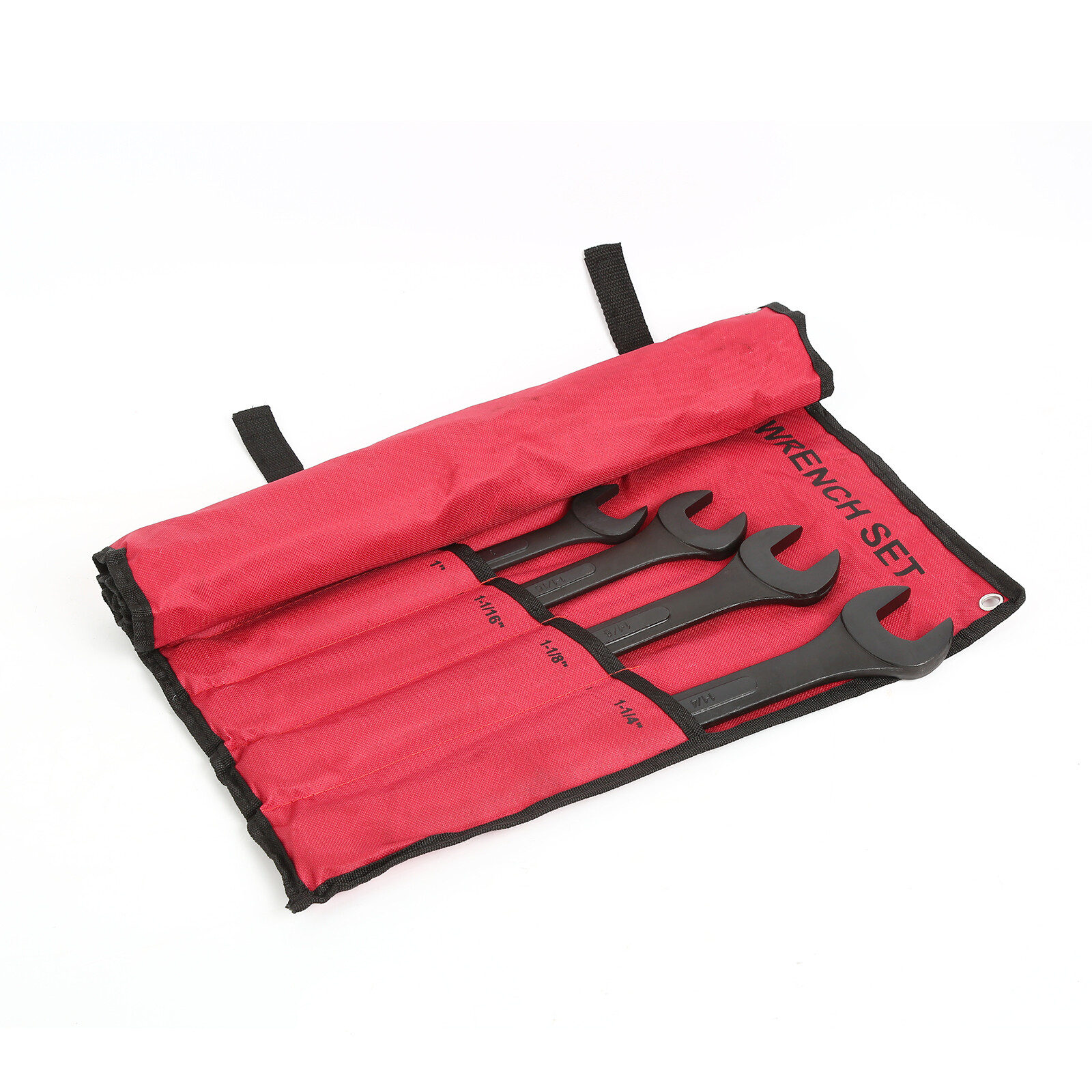 16pcs Combination Wrench Set SAE 1/4″ to 1-1/4″ with Roll Up Pouch Raised Panel