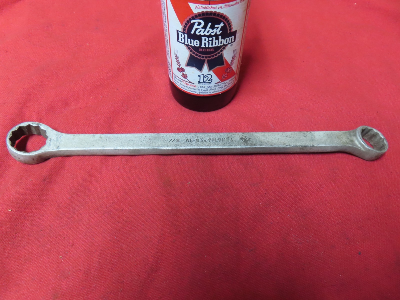 Vtg Plomb WF-83 3/7 x 7/8 Box Wrench,Opp Arrows,Wartime,USA~GD+🤠PL6.4.26R