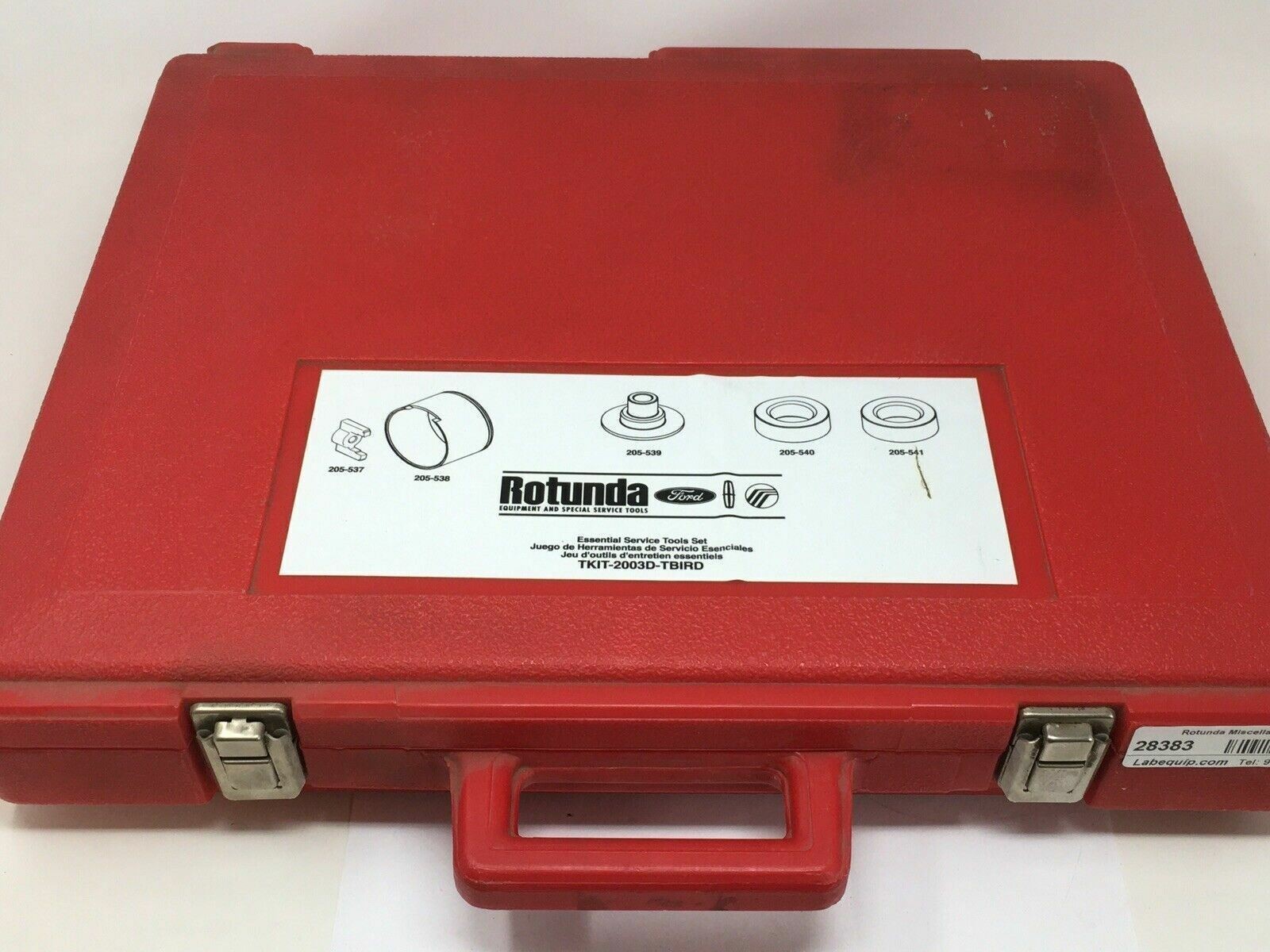 FORD ROTUNDA TOOL Kit TKIT-2003D-TBIRD ESSENTIAL SERVICE TOOL SET With Case