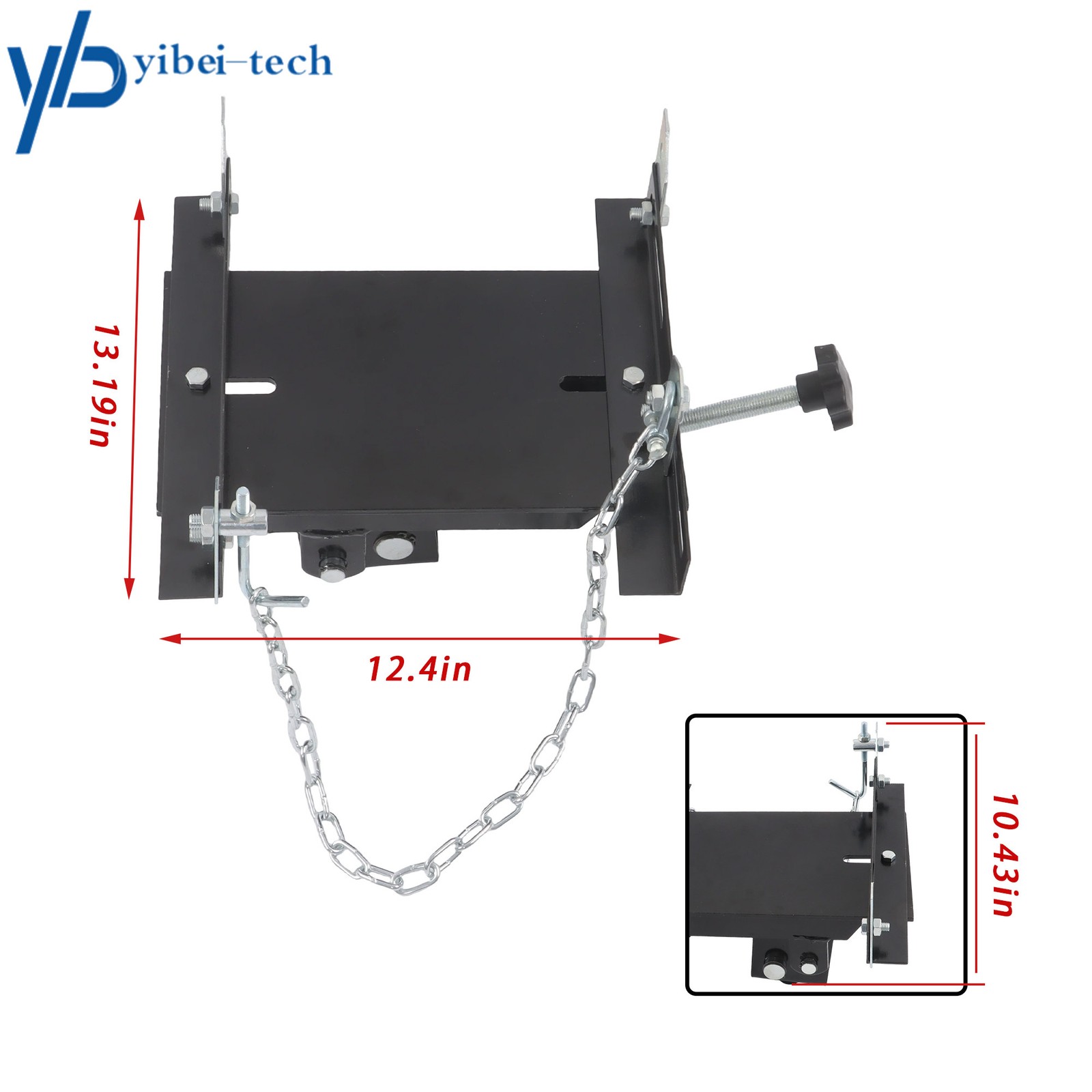 Transmission Floor Jack Adapter 1100lbs Capacity 1/2 Ton for Vehicle Repair Tool