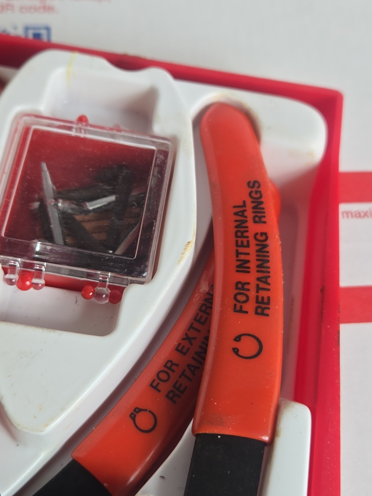 Proto Tools No.380 Retaining Ring Pliers Set Internal & External Made in USA