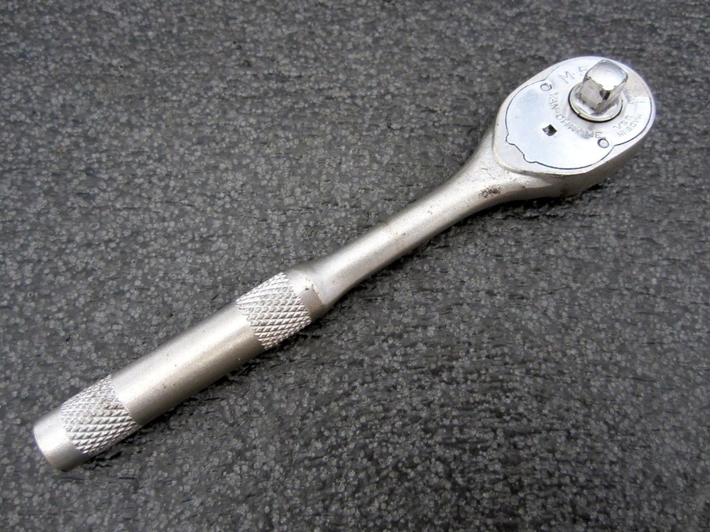 Vintage Herbrand 1/4″ Drive Ratchet M-5 Van-Chrome Made in USA