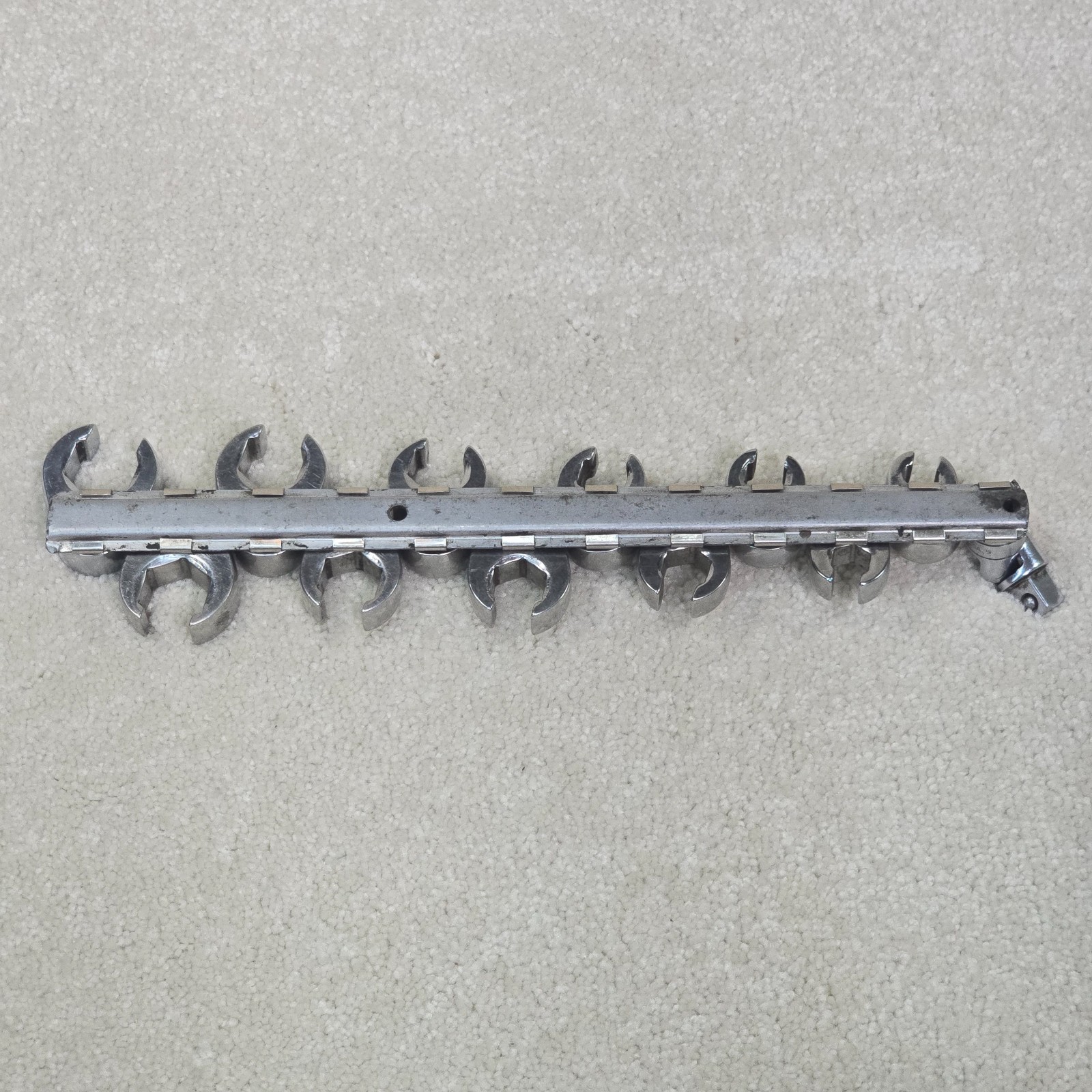 Snap-on 3/8″ Drive 6 Point Metric Flank Drive Flare Nut Crowfoot 9-19mm 11pc Set