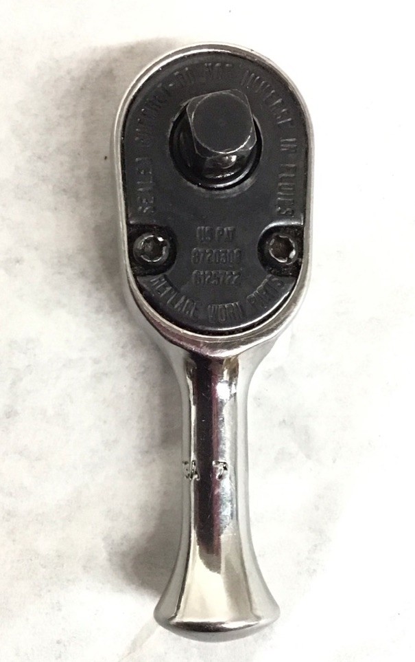 Snap-On TK72 1/4″ Drive Stubby Ratchet 2.5″ Length