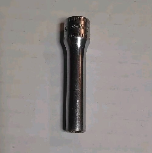 Snap On Tools 5.5MM 1/4″ Drive 6 Point Deep Chrome Like New STMM5.5