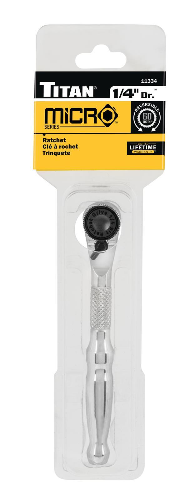 Titan Tools 1/4 In. Drive Micro Ratchets 11334