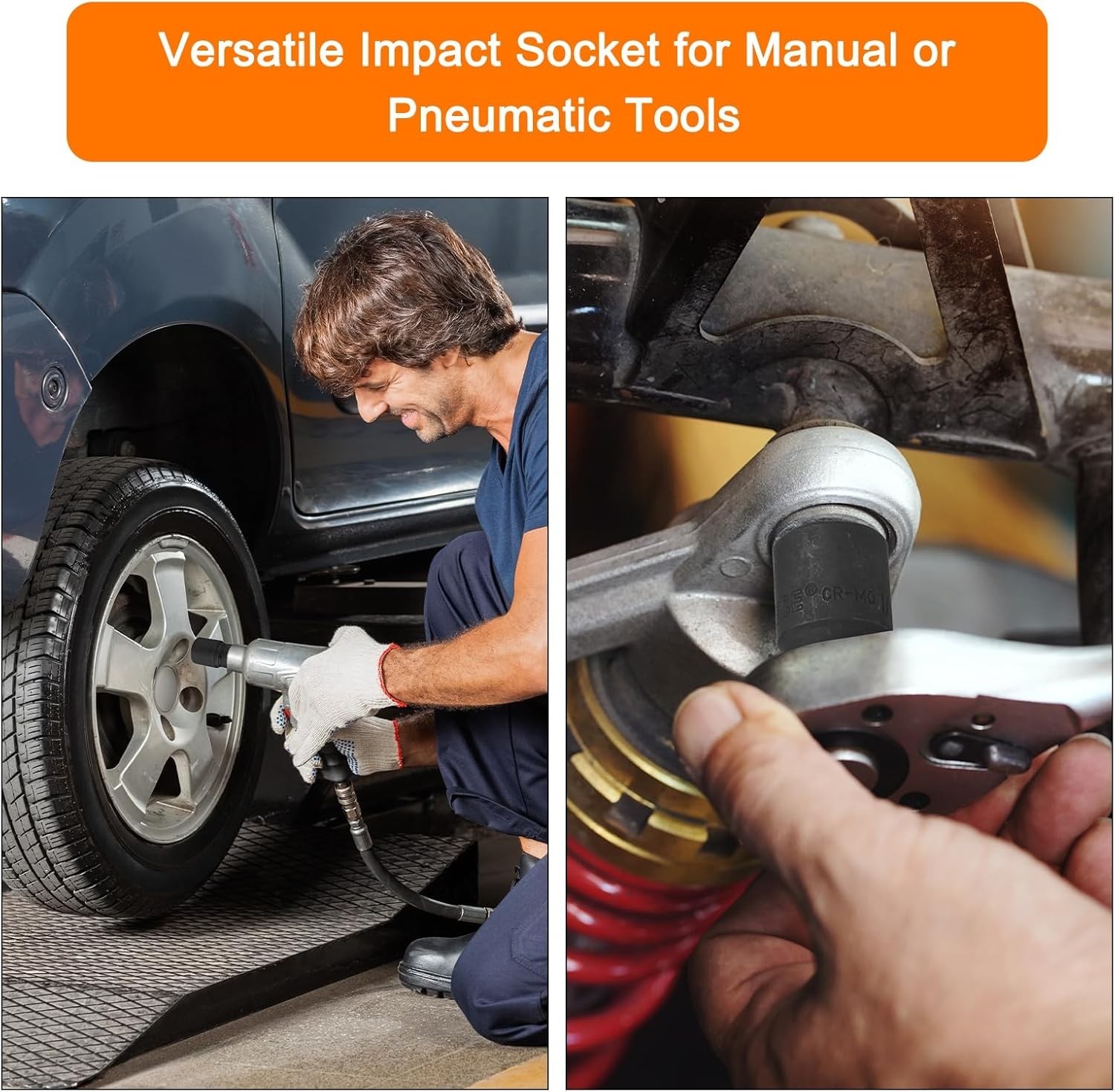 3/4-Inch Drive 12 Point Impact Socket 42mm Metric Spindle Axle Nut Socket Dri…