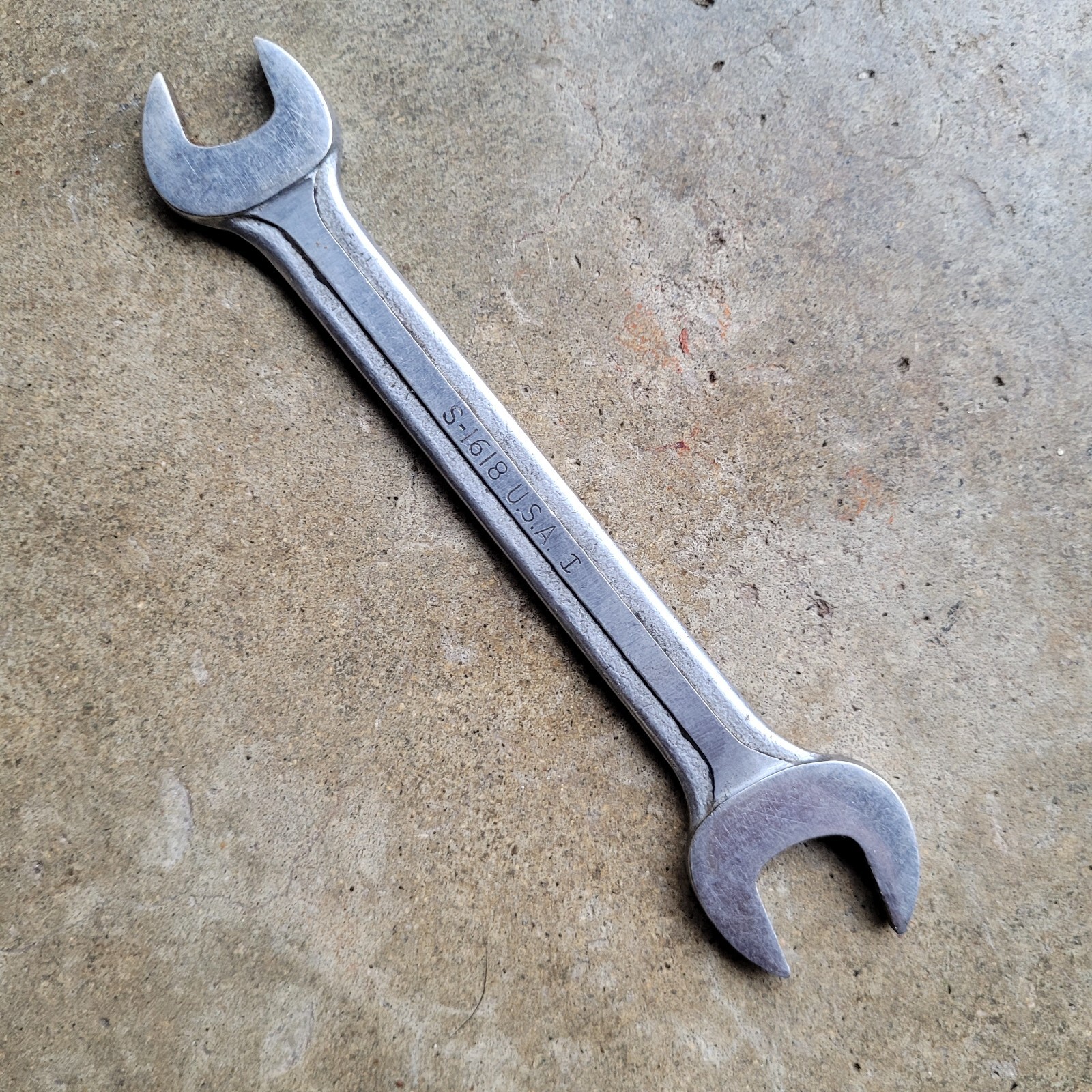 Blue Point Tools S1618 Supreme 1/2” X 9/16” SAE Chrome Open Ended Wrench USA