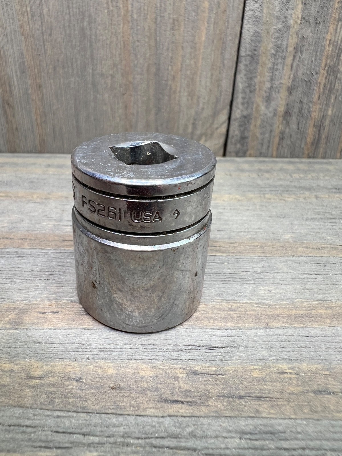 Snap-on FS261 USA 3/8 Drive 6 Point 13/16 Socket Standard Tool SNAP ON X128
