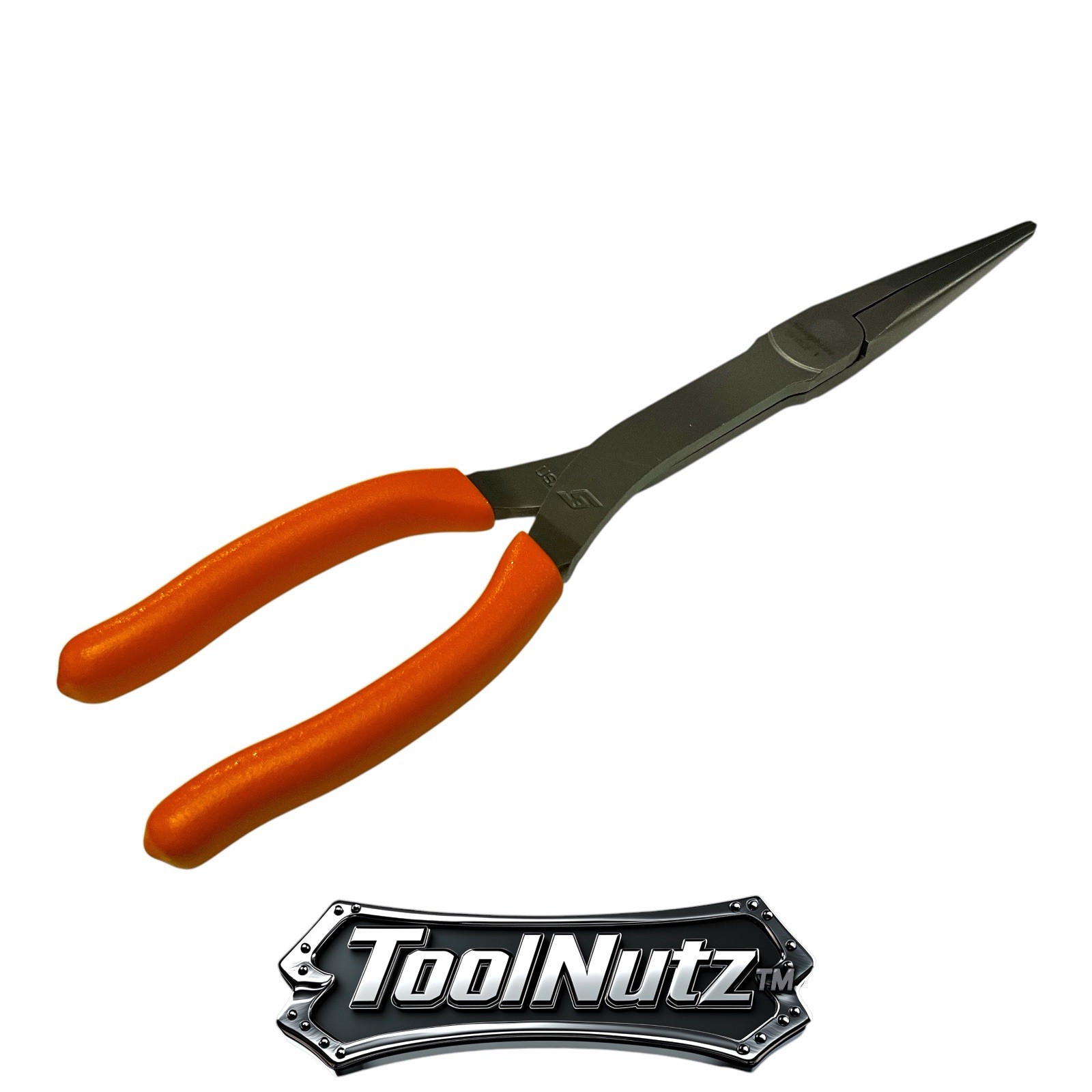 Snap-on Tools NEW 911ACFO 11″in. ORANGE Soft Grip Rounded Jaw Needle Nose Pliers