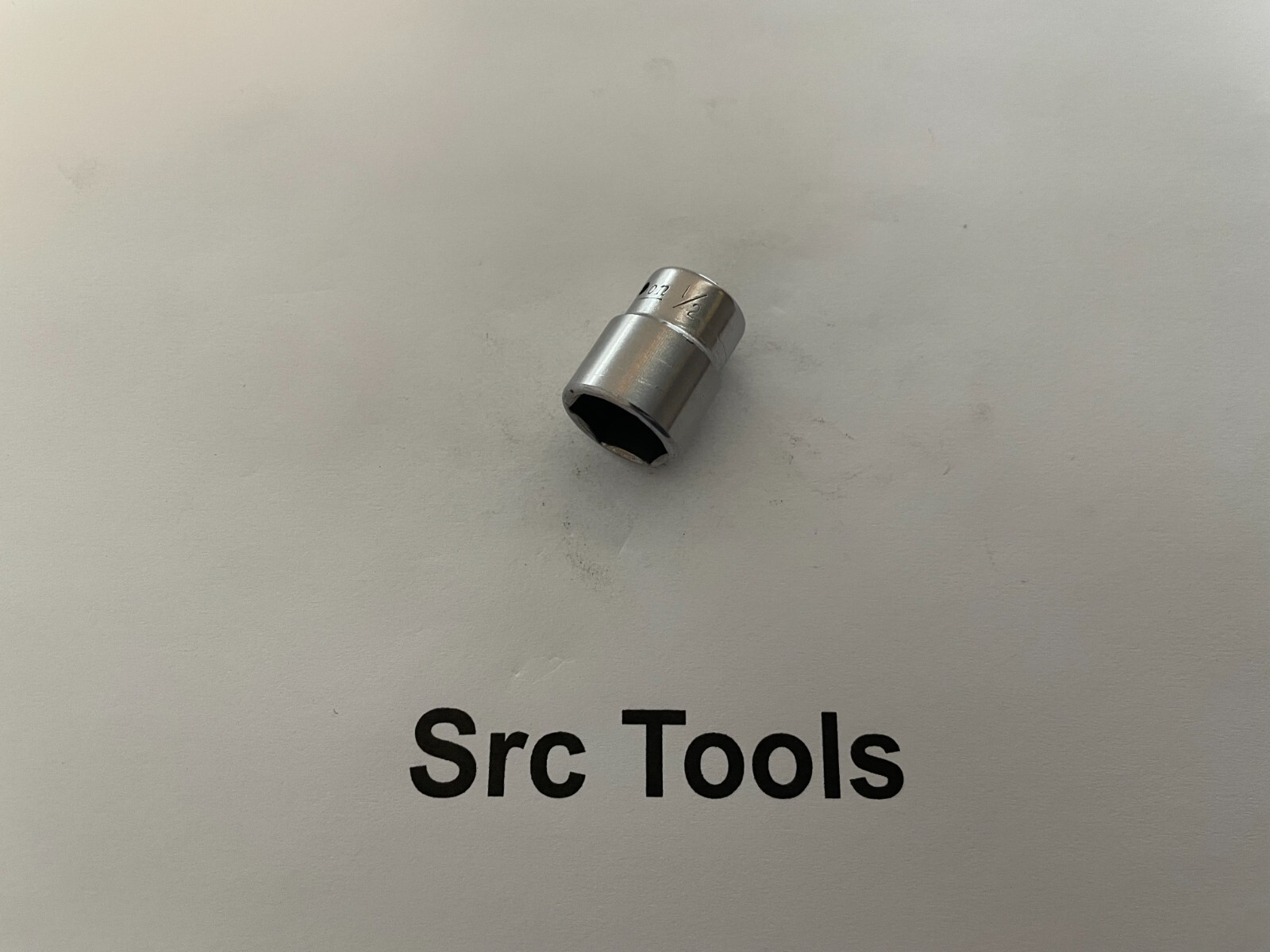 Snap-On Tools USA 1962 1/4″ Drive 1/2″ SAE 6pt Midget Chrome Socket TM-16