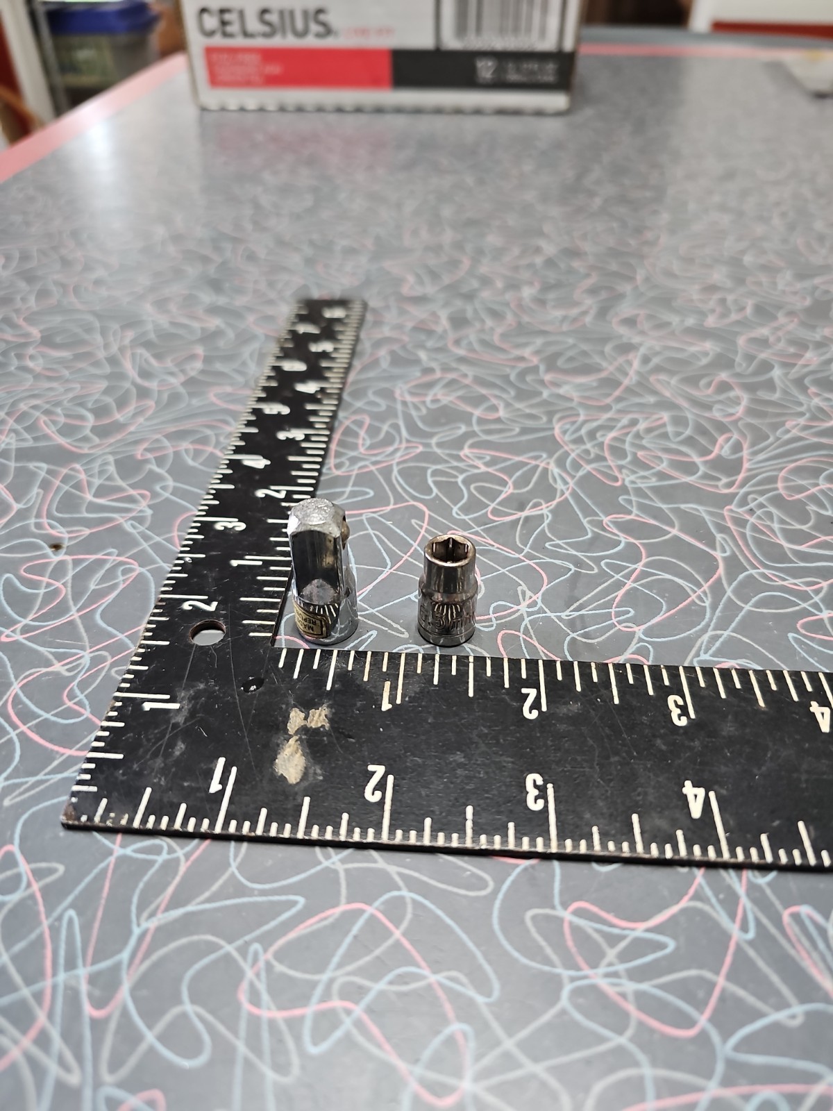 1/4″ To 3/8″ Drive Chrome Adaptor Socket + 6.5mm 1/4″ Drive Socket