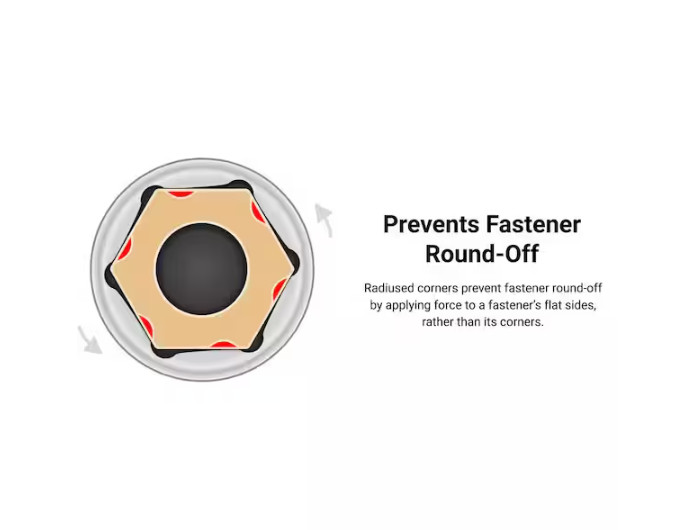 3/8 in. Drive x 24 mm 6-Point Socket