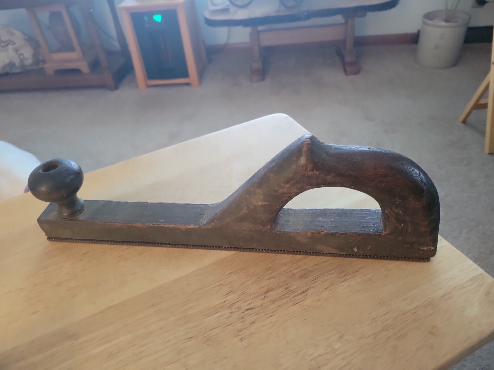 Vintage Auto Body File Rasp Wood Handle 14″ Unmarked