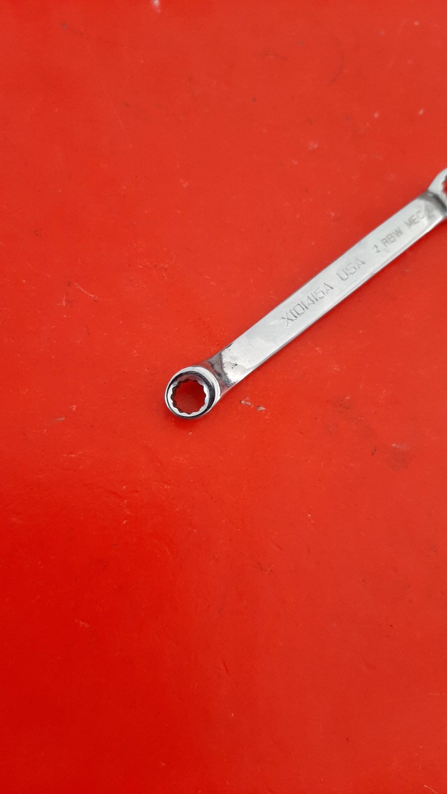 Snap-on XID1415A 7/32″ X 15/64″ 12Pt Point Offset Box End Wrench MARKED 120