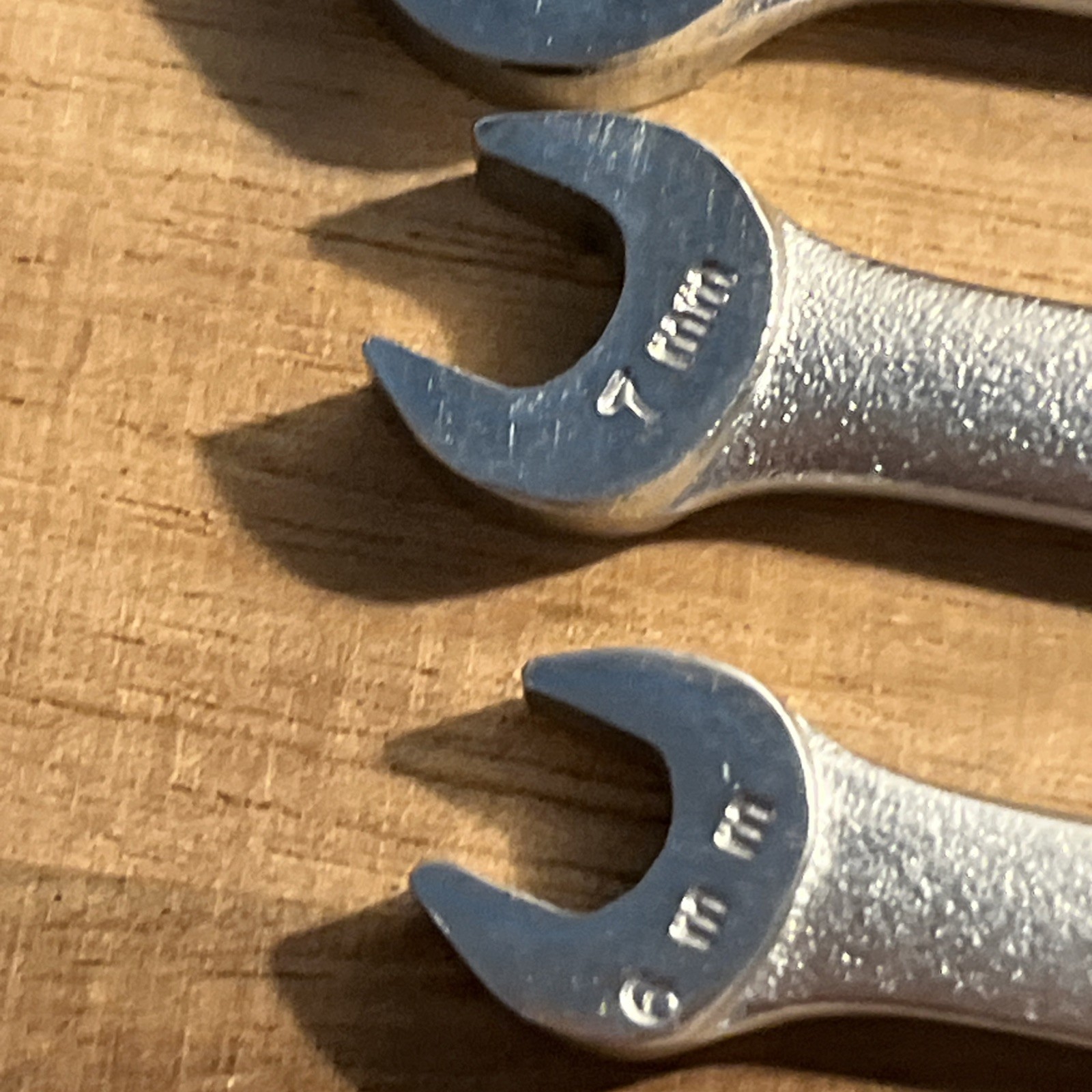 Vtg Craftsman Metric 8 Pc Open End Wrench Set 6mm – 24mm 16 Sizes =V= V, VV