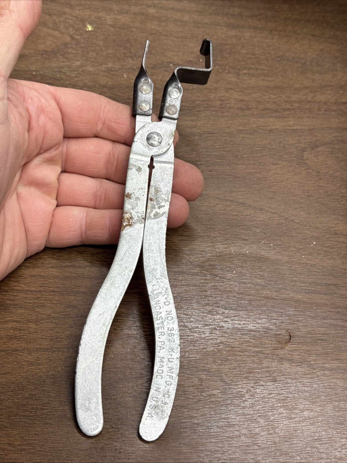 K-D Condenser Spring Compressor Pliers Mechanics Specialty Tool No 362 USA EX