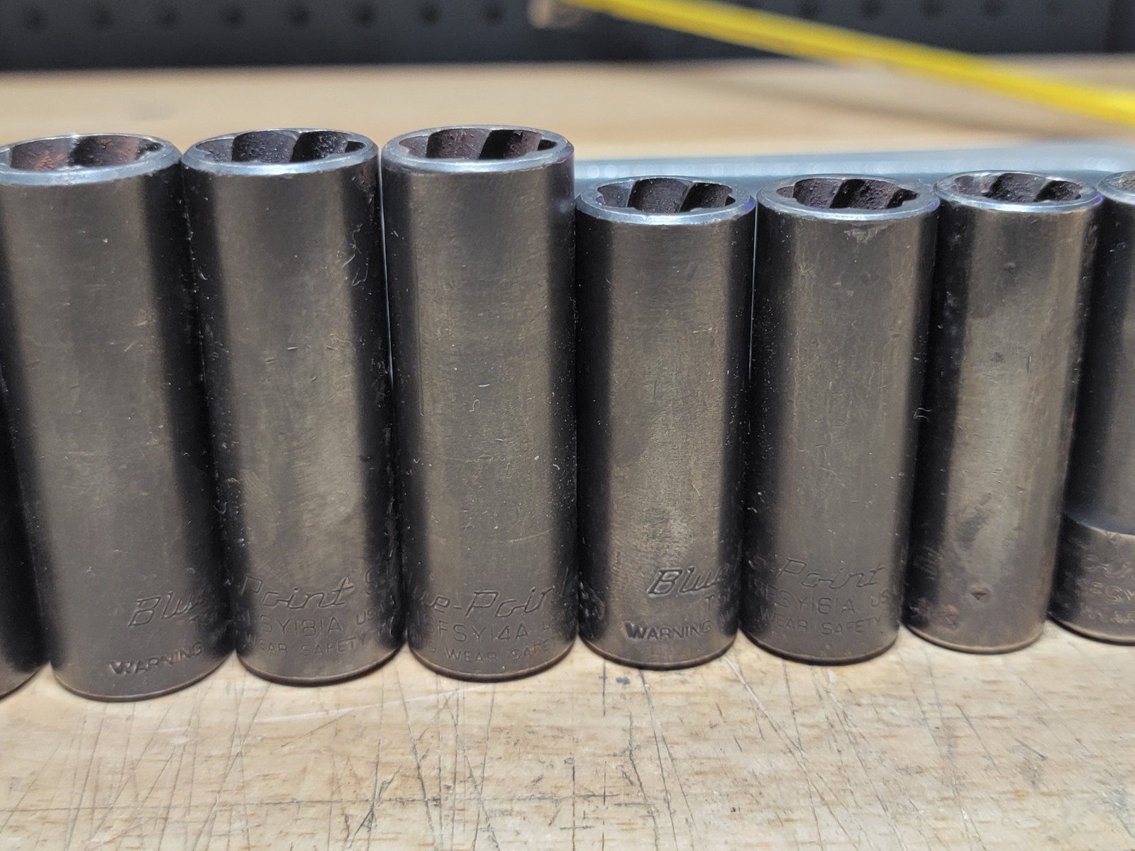 Blue-Point 3/8″ Drive DEEP Metric & SAE TWIST Impact Socket Set 213TSFSYA