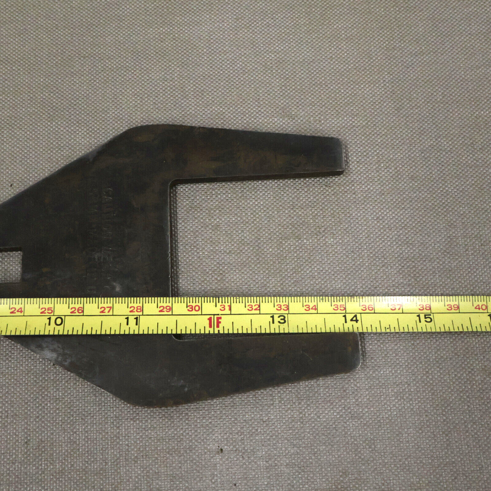 Vtg Forged Steel 58mm Fan Clutch Wrench 1/2in Square Drive for Ratchet