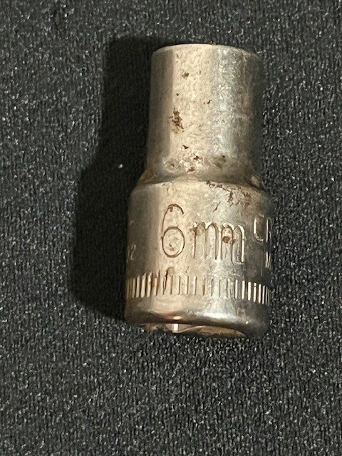 Craftsman USA 6mm 6 Point 1/4″ Drive Shallow Socket 43502 -V- Series