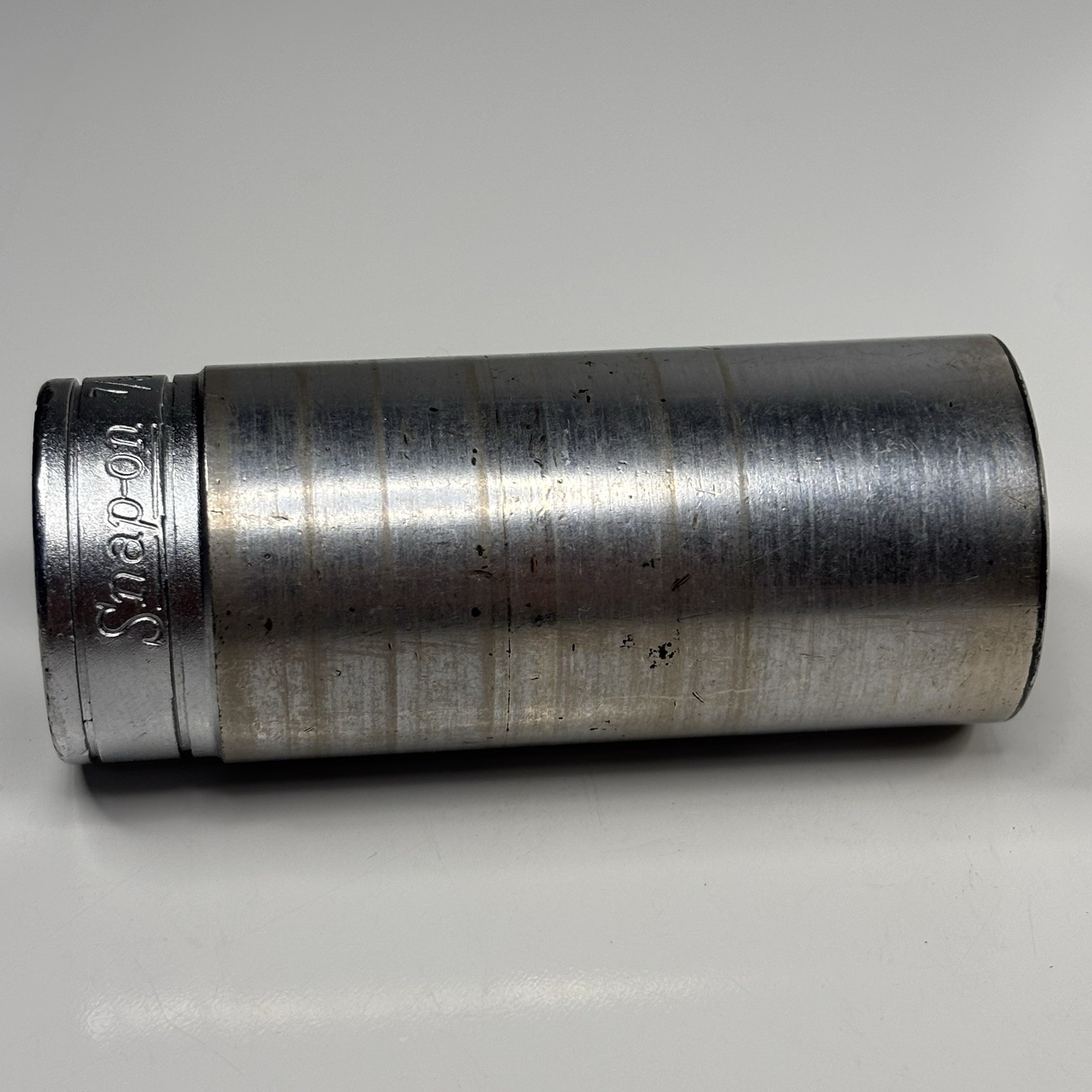 Snap On Tools SFS281 3/8 Dr 6Pt SAE 7/8 Flank Dr Deep Chrome Socket VTG USA