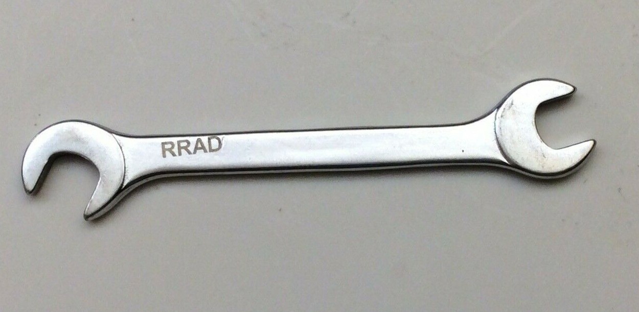 ES TOOLS 3/8 x 11/32 INCH ANGLE HEAD OPEN END WRENCH NEW USA