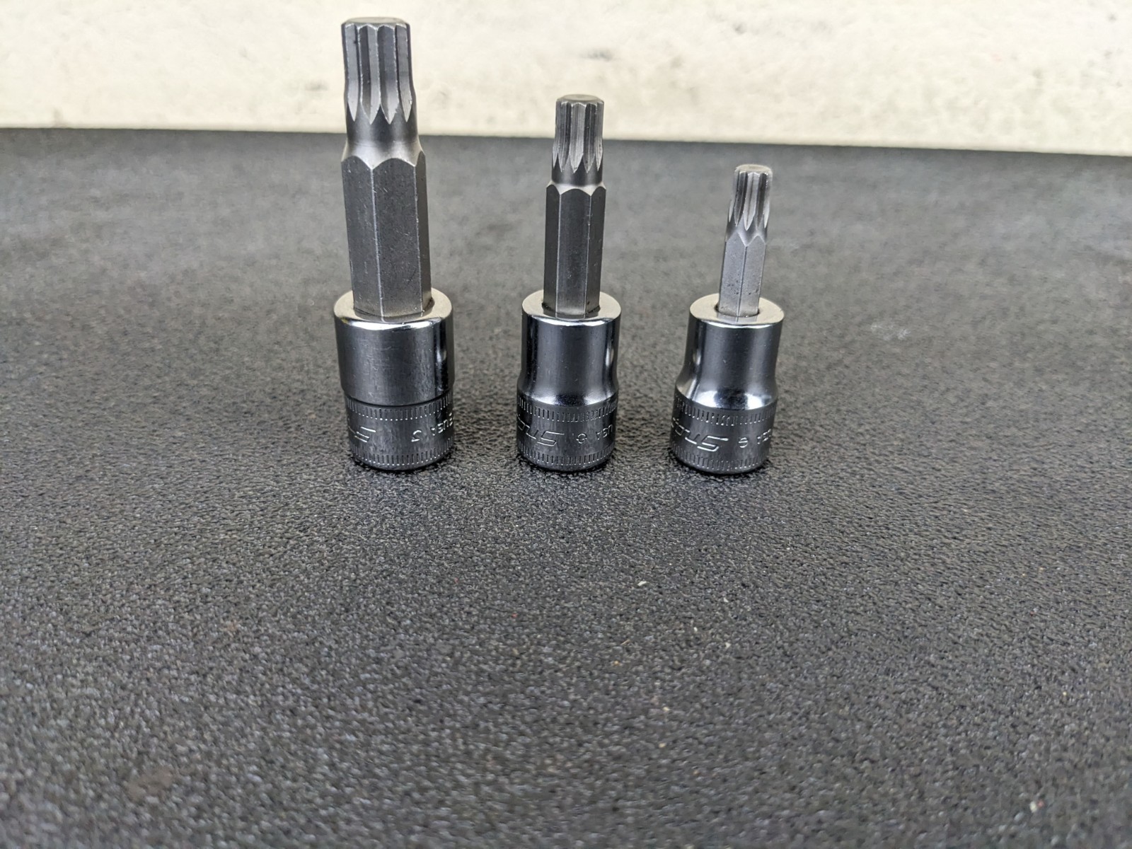 #bp417 Snap-on USA 3/8″ Drive 3pc Metric Triple Square Socket Set FTSM6E,8E,10E