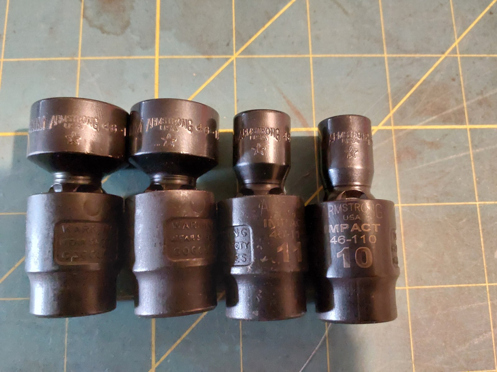 Armstrong Usa 3/8″dr Universal Impact Socket Set 10-19mm